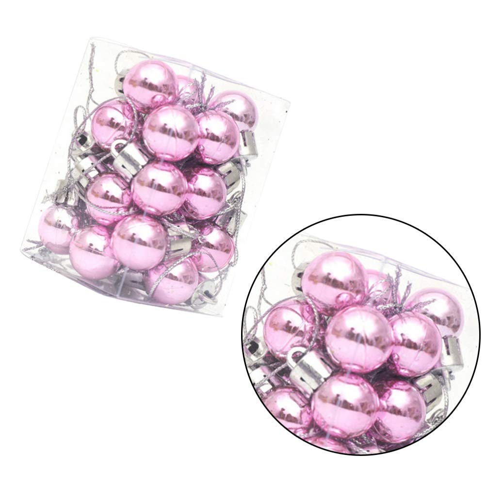 24-Piece Shatterproof Silver Christmas Ornament Balls - Mini Xmas Tree Decorations, Wreath Pendants for Holiday, Halloween & Party Decor - Durable & Festive Holiday Decor for Home, Office & Outdoor Use