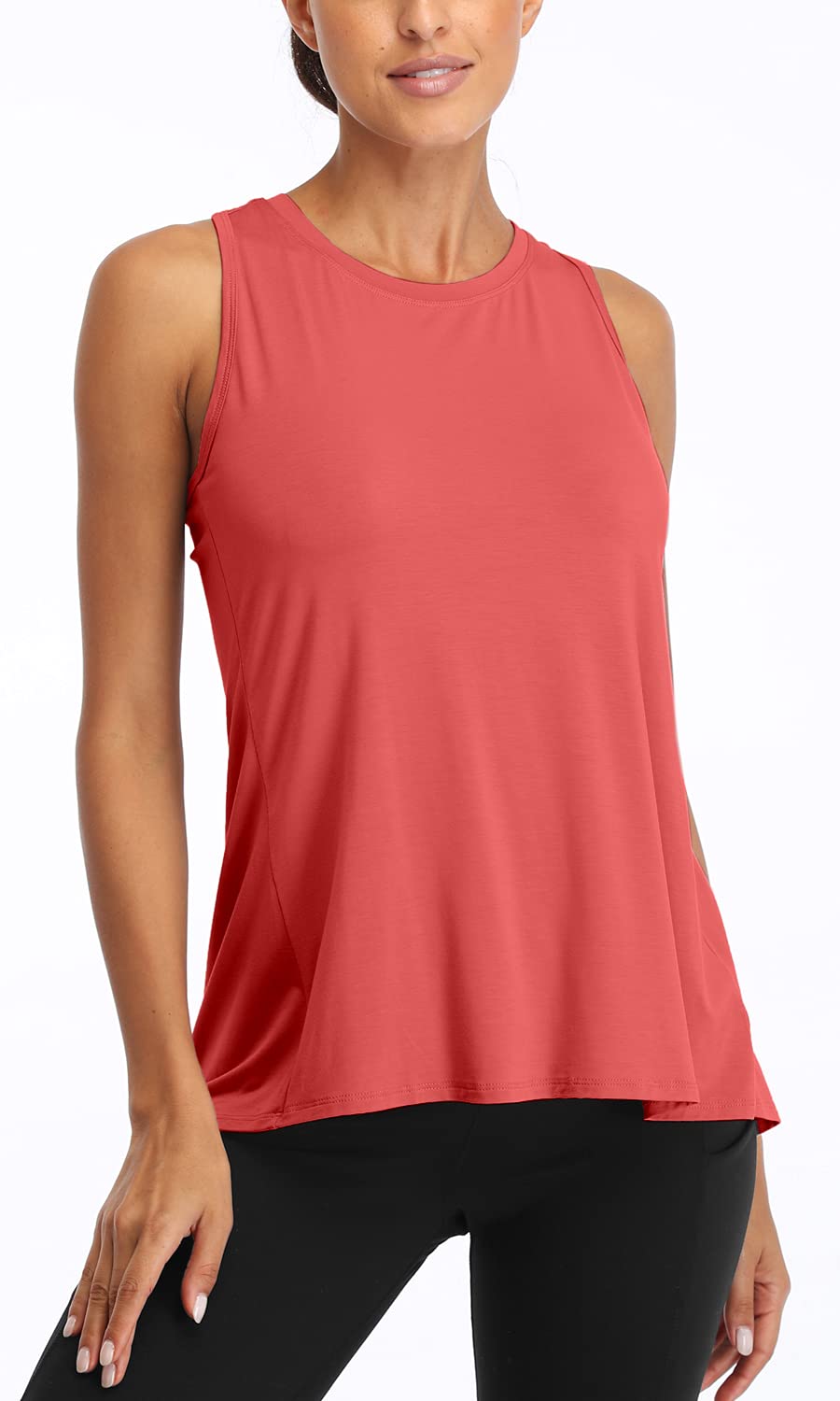 Sanutch Open Back Workout Top - Breathable Backless Yoga Shirt with Tie Back Design for Women | Perfect for Yoga, Gym & Summer Outdoor Activities