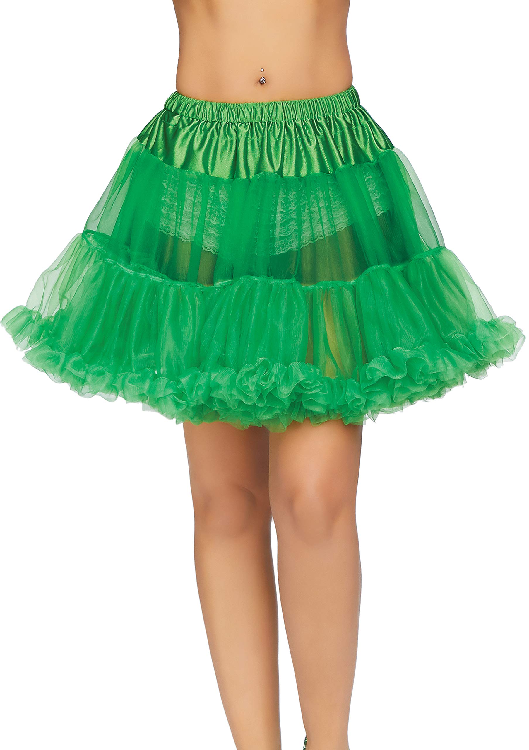 Leg Avenue Women's Layered Tulle Petticoat Skirt - Fluffy Underskirt for Ball Gowns, Dresses & Costumes | Perfect for Weddings, Prom, Cosplay & Vintage Fashion
