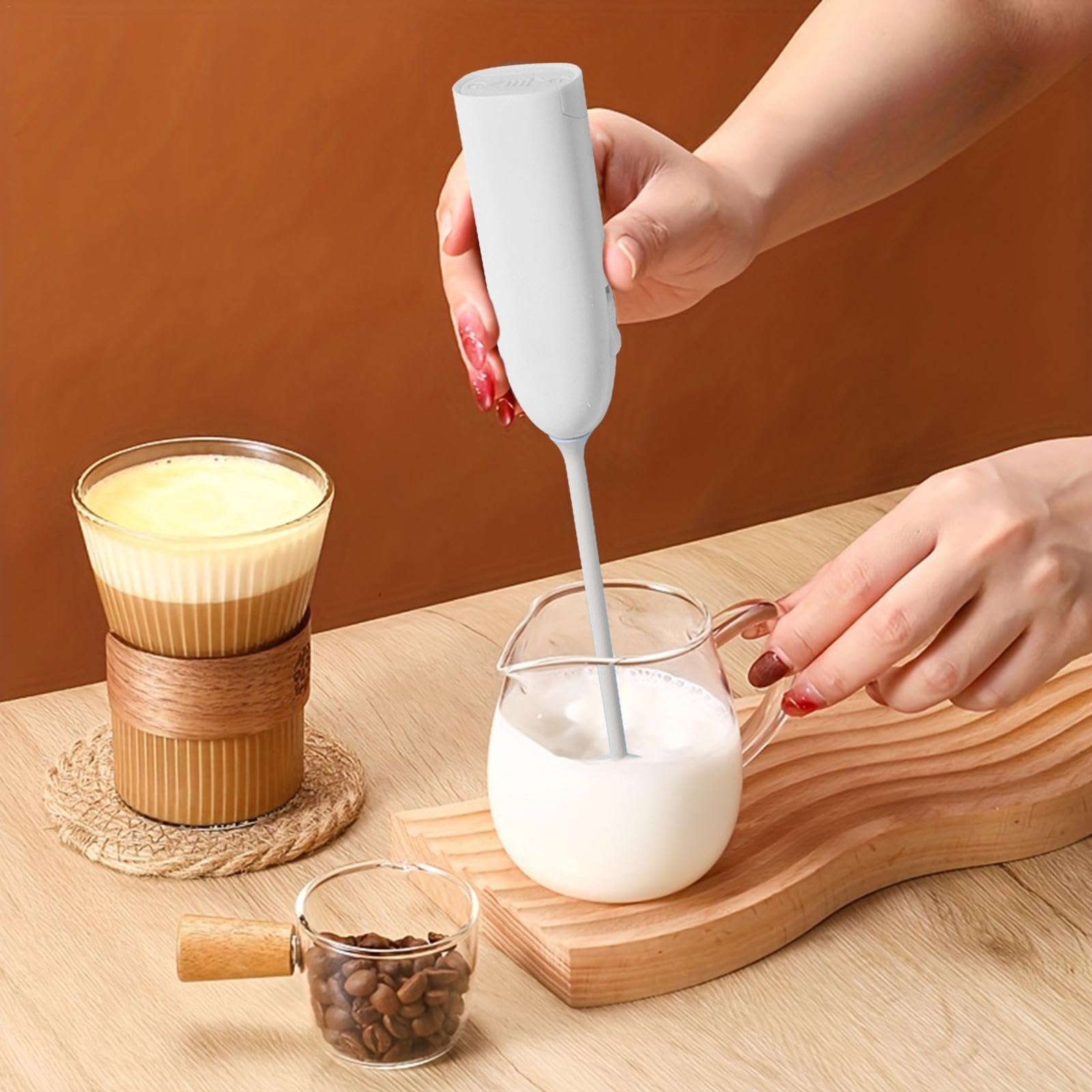 2024 Baby Formula Mixer - Handheld Electric Formula Stirrer | Battery Operated Powder Drink Mixer for Infants | Ultra Fast Electric Drink Mixer & Frother Wand | Matcha & Protein Powder Blender for Toddlers | Perfect for Baby Bottles, Travel & Quick Meal Prep