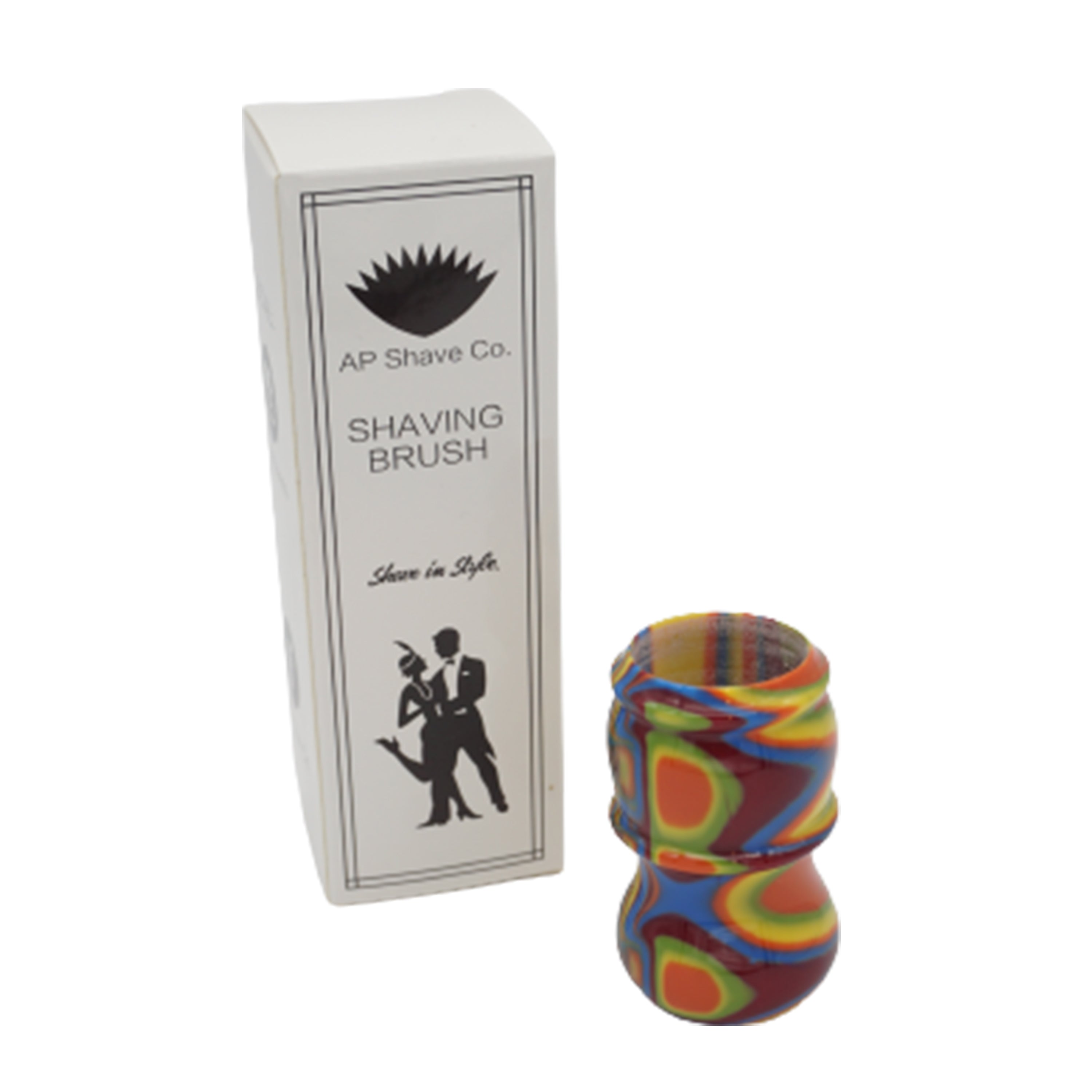 Premium Disco Handcrafted Shaving Brush Handle for Men - Fits 24mm & 26mm Knots - Perfect for Wet Shaving, Grooming Kits & Luxury Bathroom Essentials