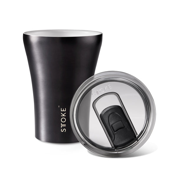 STTOKE Insulated Ceramic Travel Mug - Reusable Coffee Cup for Hot & Cold Drinks - Perfect for Commuting, Office, Camping & Outdoor Adventures