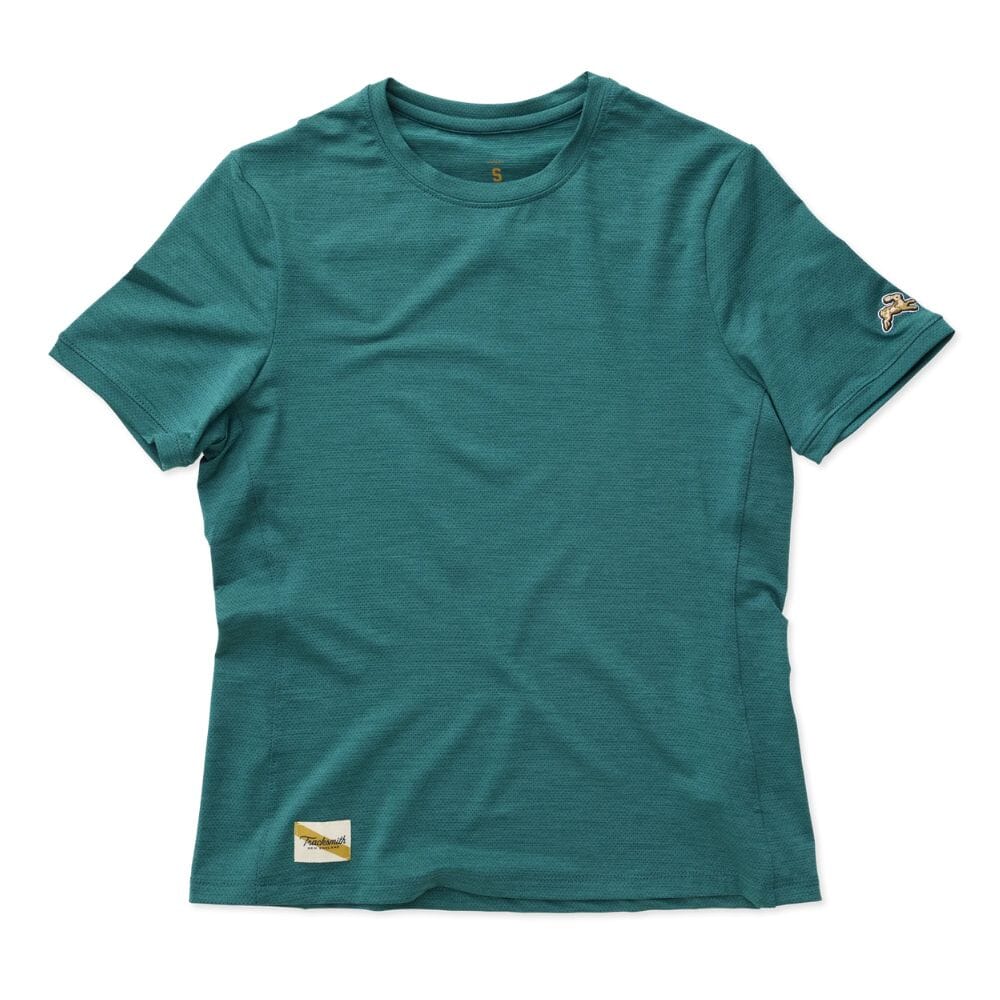 Tracksmith Women's Running Short Sleeve T-Shirt - Lightweight Breathable Performance Top for Training, Racing & Everyday Wear