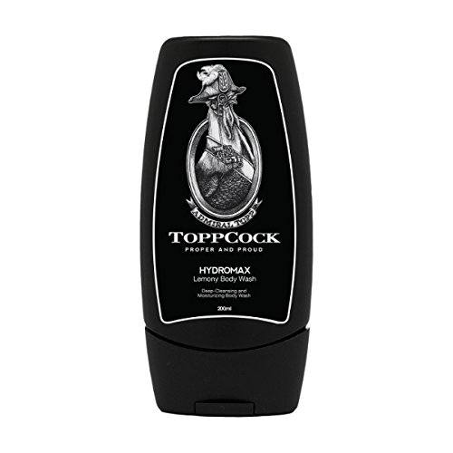 ToppCock Lemon Body Wash 200ml - Refreshing Shower Gel for Men & Women