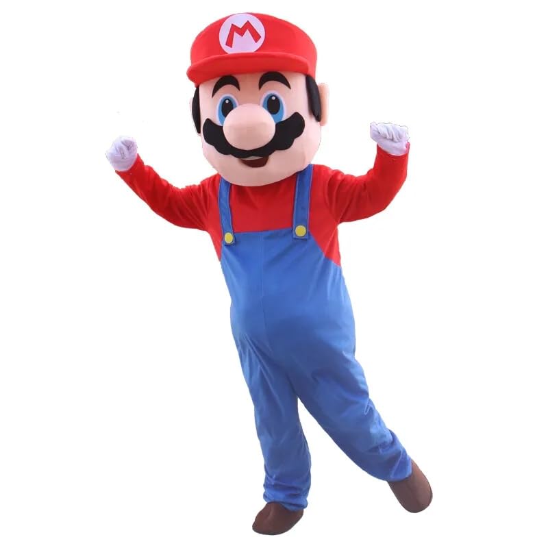 Adult Halloween Costume - Mascot Cosplay Fancy Dress Suit for Brothers, Halloween Carnival, Birthday Parties & Mall Promotions | Fun Group Costume for Events & Cosplay