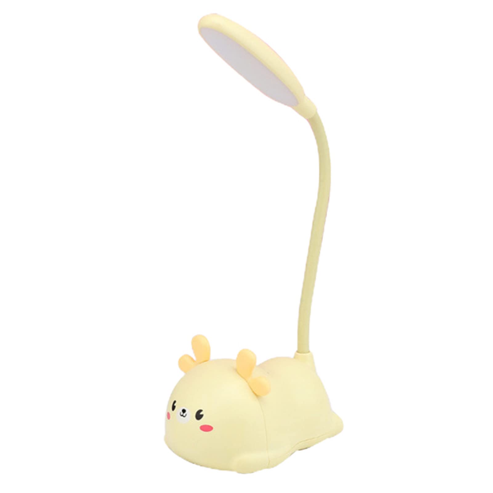 LED Animal Table Lamp - Grey990 ABS Night Light for School Supplies, College Dorm & Home Decor | Perfect for Studying, Reading & Bedroom Ambience
