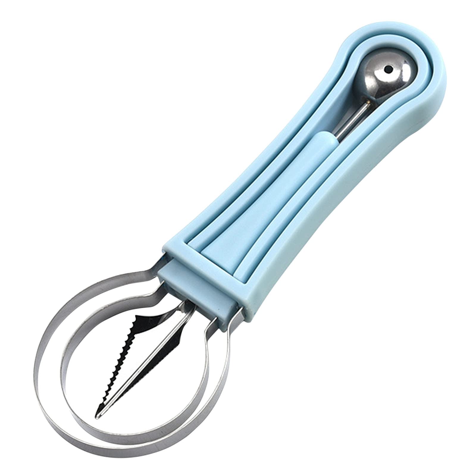 3-Piece Meat & Fruit Removal Tool Set - Melon Baller, Separator & Platter for Kitchen, Dining & Bar | Perfect for Fruit Salads, BBQ Prep & Party Serving