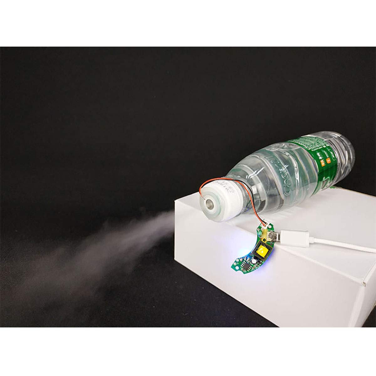 16mm Ultrasonic Mist Maker Fogger Ceramic Discs Atomizer Humidifier Accessories with Wire & Sealing Ring (6-Pack) - Perfect for Home Humidifiers, Aromatherapy Diffusers & DIY Water Features