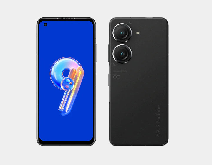 ASUS ZenFone 9 AI2202 5G Smartphone - 128GB Storage, 8GB RAM, Dual SIM, GSM Unlocked (Black) - Perfect for Gaming, Photography & Business Travel