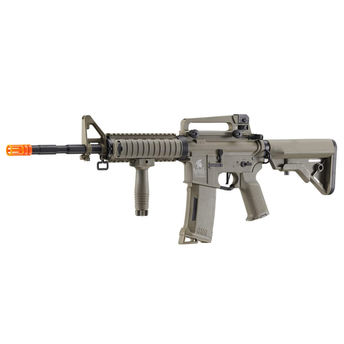 Lancer Tactical Gen 3 M4 SopMod Airsoft AEG Rifle - Programmable Electric Full/Semi-Auto Airsoft Gun for Tactical Training & Competitive Shooting | Outdoor & Indoor Airsoft Battles
