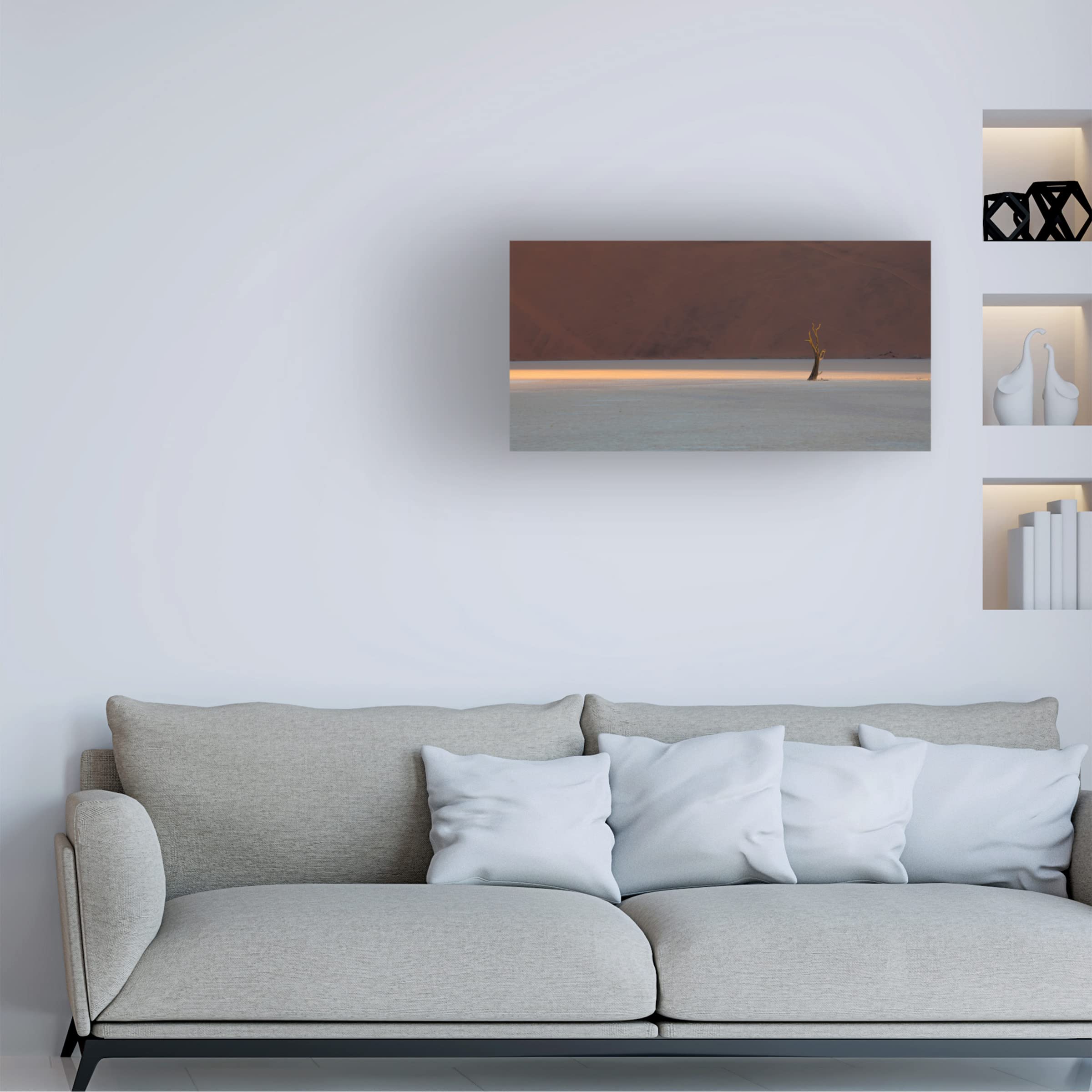 Trademark Fine Art 'Deadviel' Canvas Wall Art by Roberto Marchegiani - Hand-Painted Modern Abstract Painting for Living Room, Bedroom & Office Decor