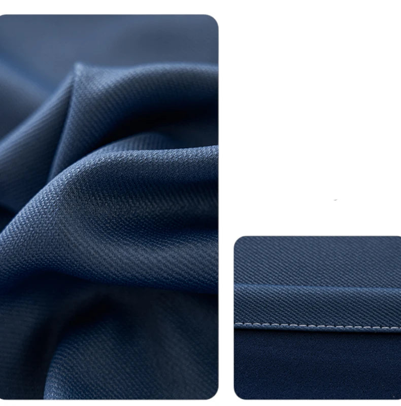 Amina Chenille Blackout Curtains - Thermal Insulated Custom Window Drapes for Bedroom & Living Room - Noise Reducing & Light Blocking for Better Sleep & Privacy