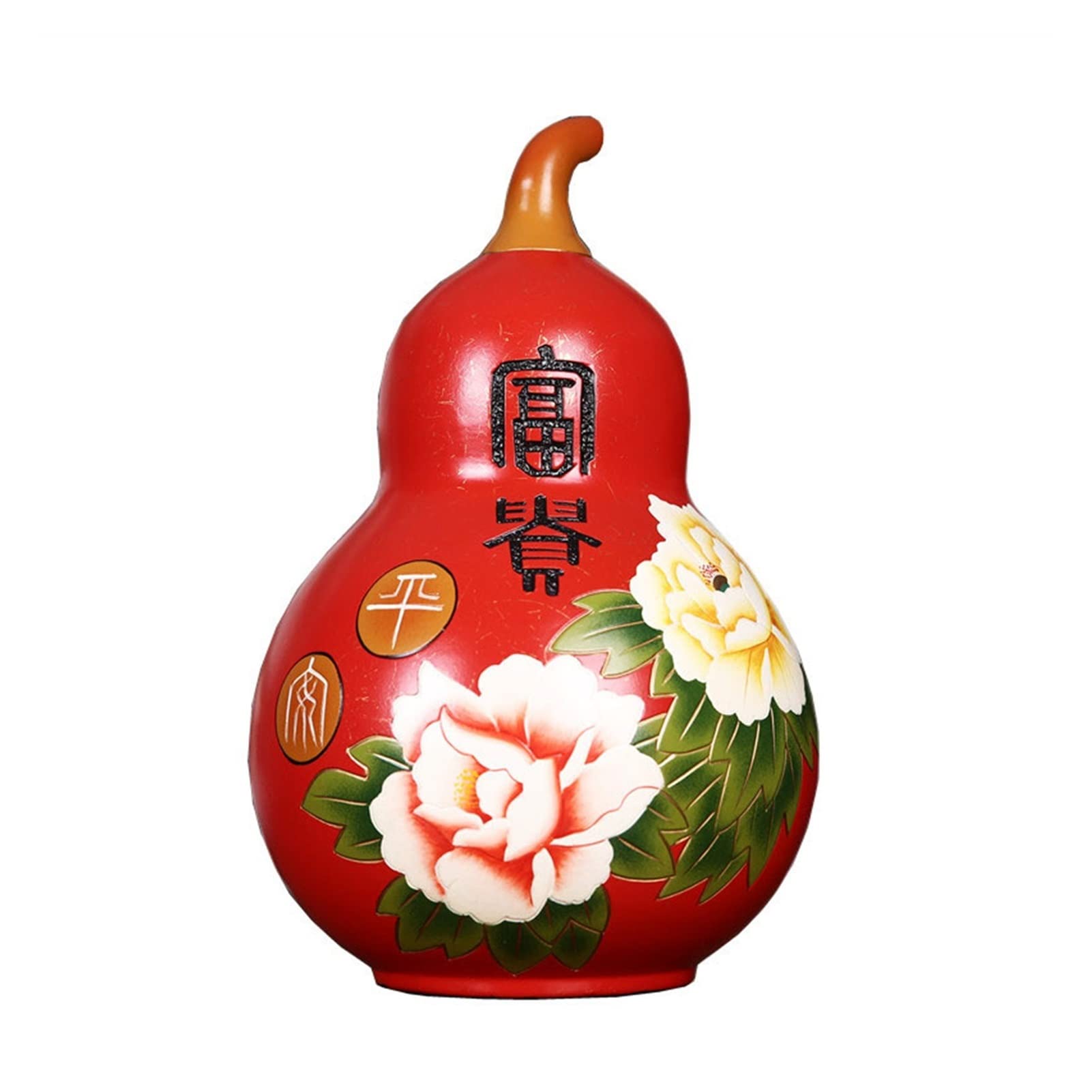 ZLASS Handmade Sculpture Decor - Creative Gourd Lucky Statue for Home, Office, Bookshelf & Desktop - Feng Shui Decorations for Living Room, New Year, Housewarming Gifts - Perfect for Home Decor, Office Feng Shui & Holiday Decoration