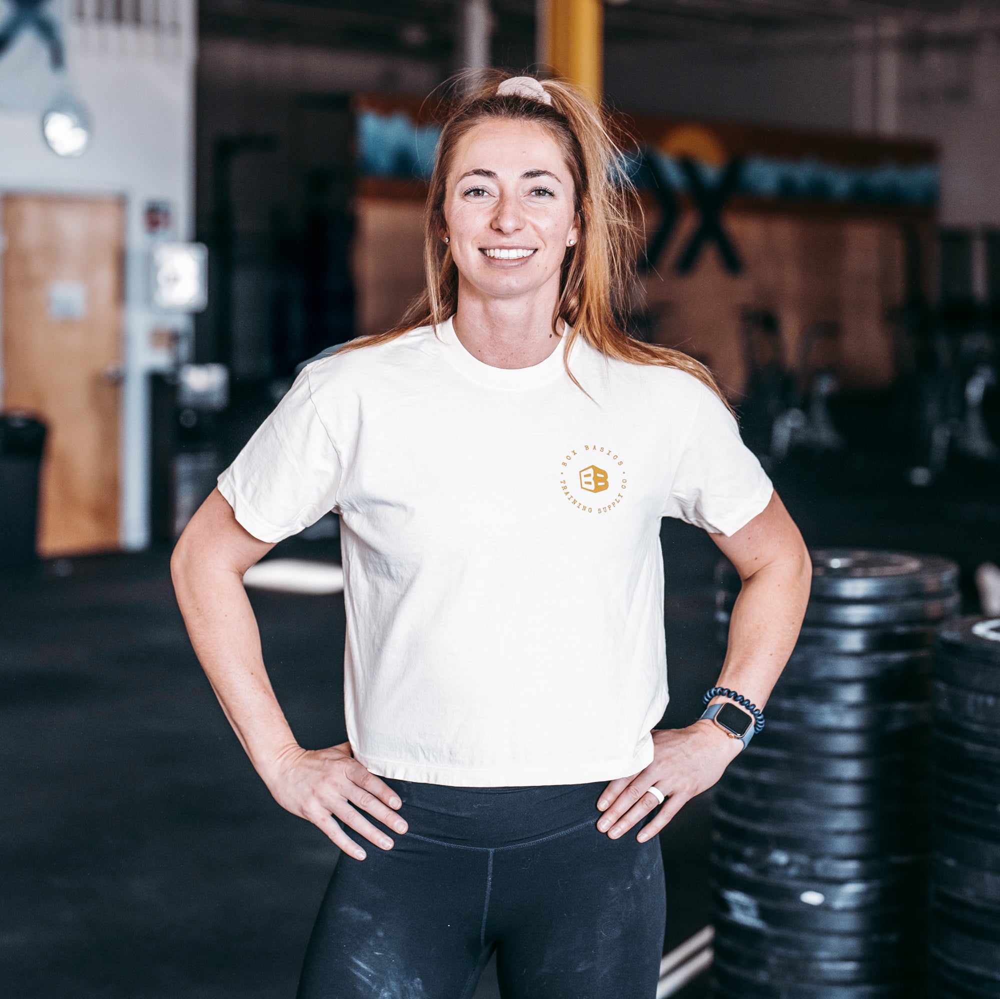 Women's Box Basics Boxy Circle Tee - Soft Cotton Relaxed Fit T-Shirt for Casual Wear & Everyday Outfits | Perfect for Layering, Weekend Errands & Coffee Dates