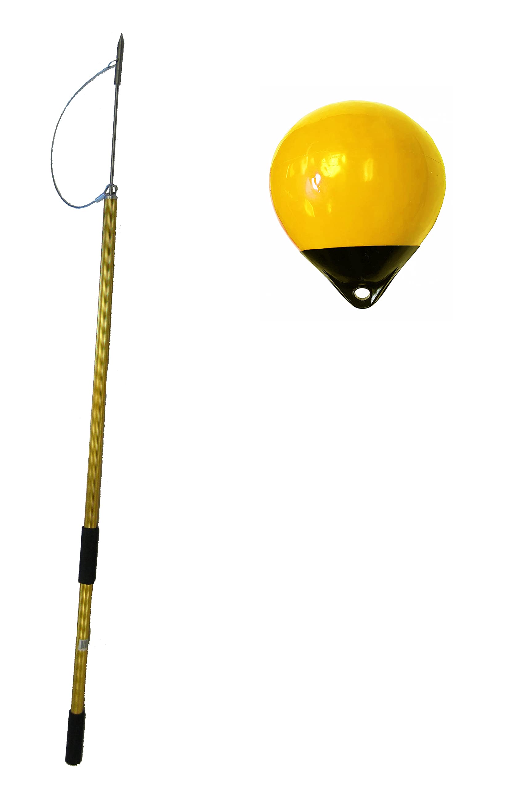 KUFA Sports Aluminum Floating Harpoon with Accessories - Lightweight Spearfishing Gear for Ocean & Freshwater Fishing | Perfect for Underwater Hunting, Diving, and Survival Adventures