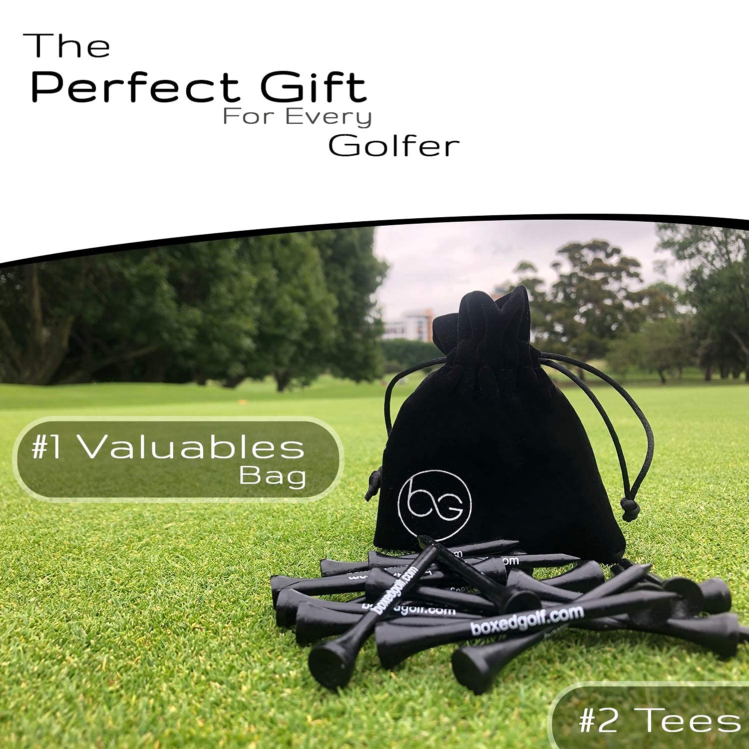 Premium Golf Gift Box for Men - Signature Golf Accessories Set with Golf Balls, Towel & More | Perfect Golf Lover Gift for Birthdays, Father's Day & Corporate Events