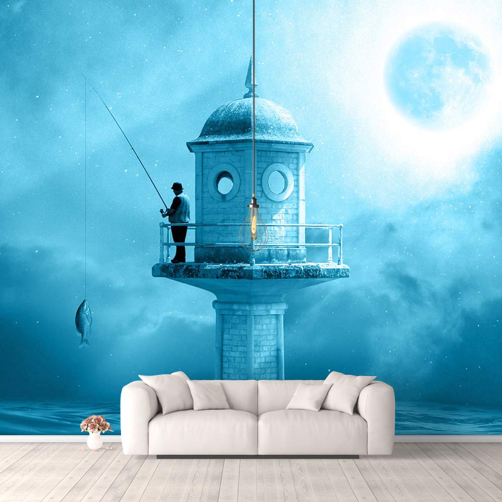 IDEA4WALL Removable Peel and Stick Wallpaper - Beautiful Floral Wall Murals for Bedroom Decor (66x96 inches) | Self-Adhesive Wall Stickers for Home, Nursery, Dorm & Office