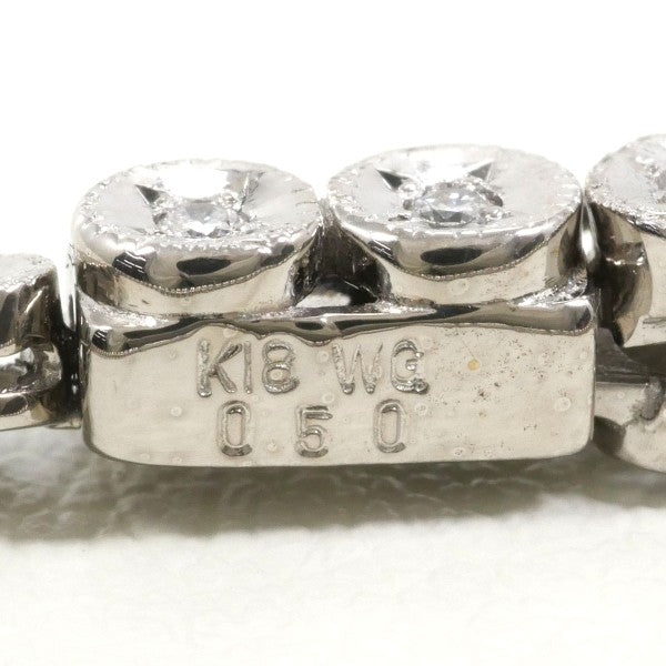 18K White Gold Diamond Bracelet for Women - Elegant Tennis Bracelet with Real Diamonds - Perfect for Weddings, Anniversaries & Special Occasions