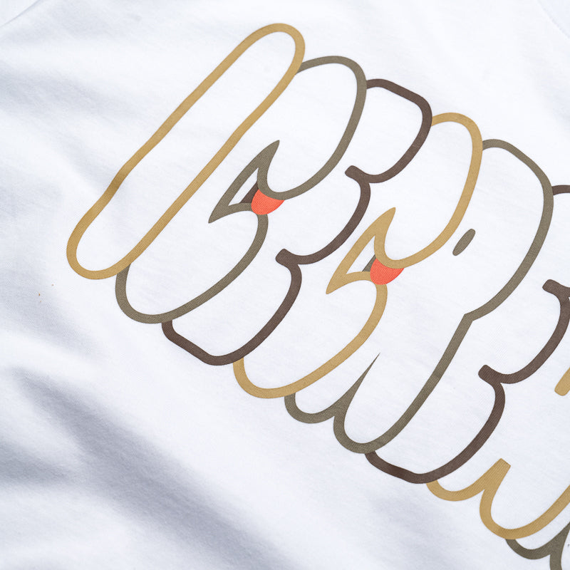 Trendy Ice Cream Bubble Tee - Soft Cotton White T-Shirt for Women | Casual Summer Outfit, Streetwear Fashion