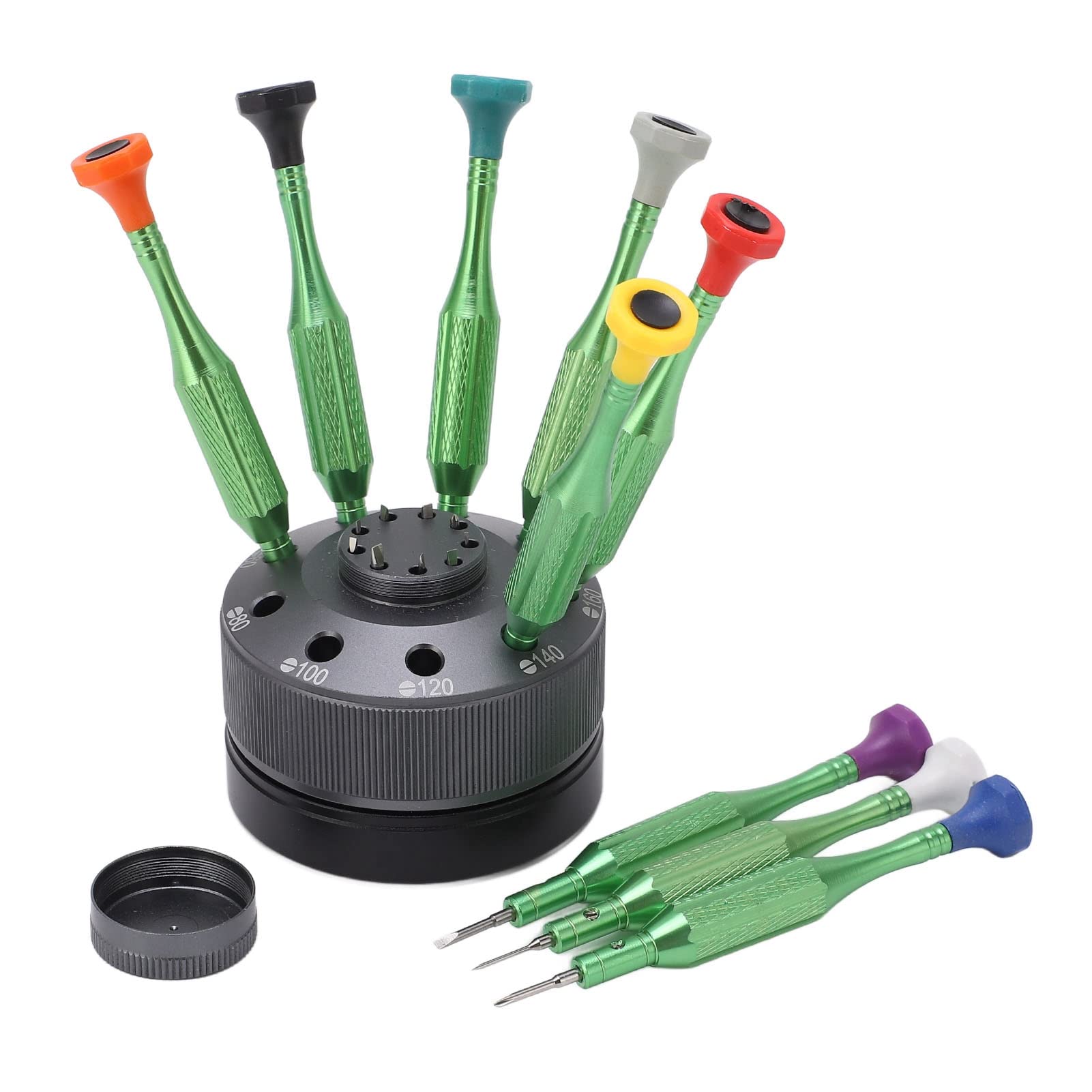 Professional Watch Repair Screwdriver Set - 10-Piece Stainless Steel Precision Tools with Non-Slip Handle for Watchmakers, Jewelry & Electronics Repair (Perfect for Watch Battery Replacement & Computer Maintenance)
