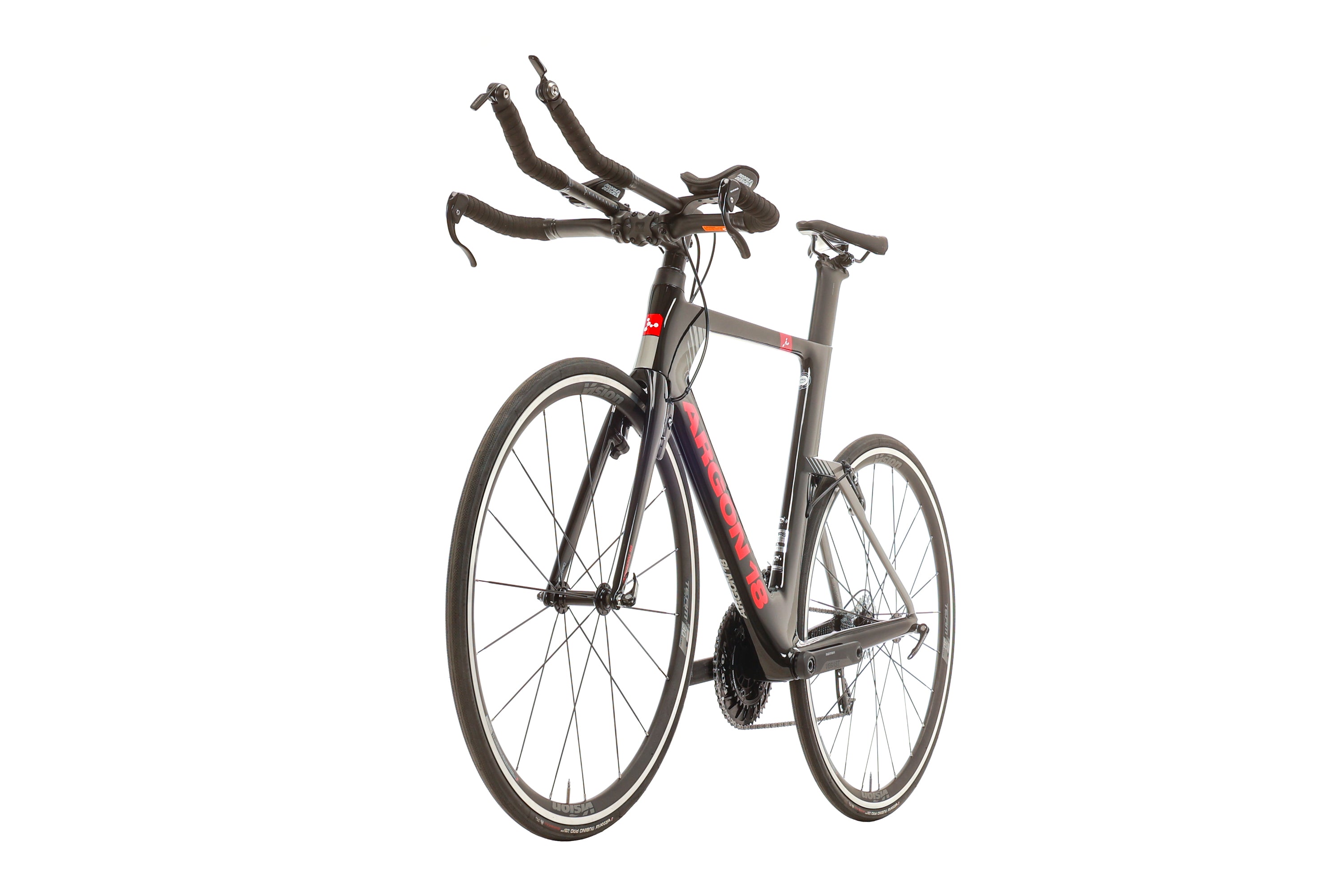 Argon 18 E-117 Tri Disc Time Trial Bike 2019 - Large Size | Premium Carbon Frame & Aero Wheels for Competitive Triathlons & Road Racing