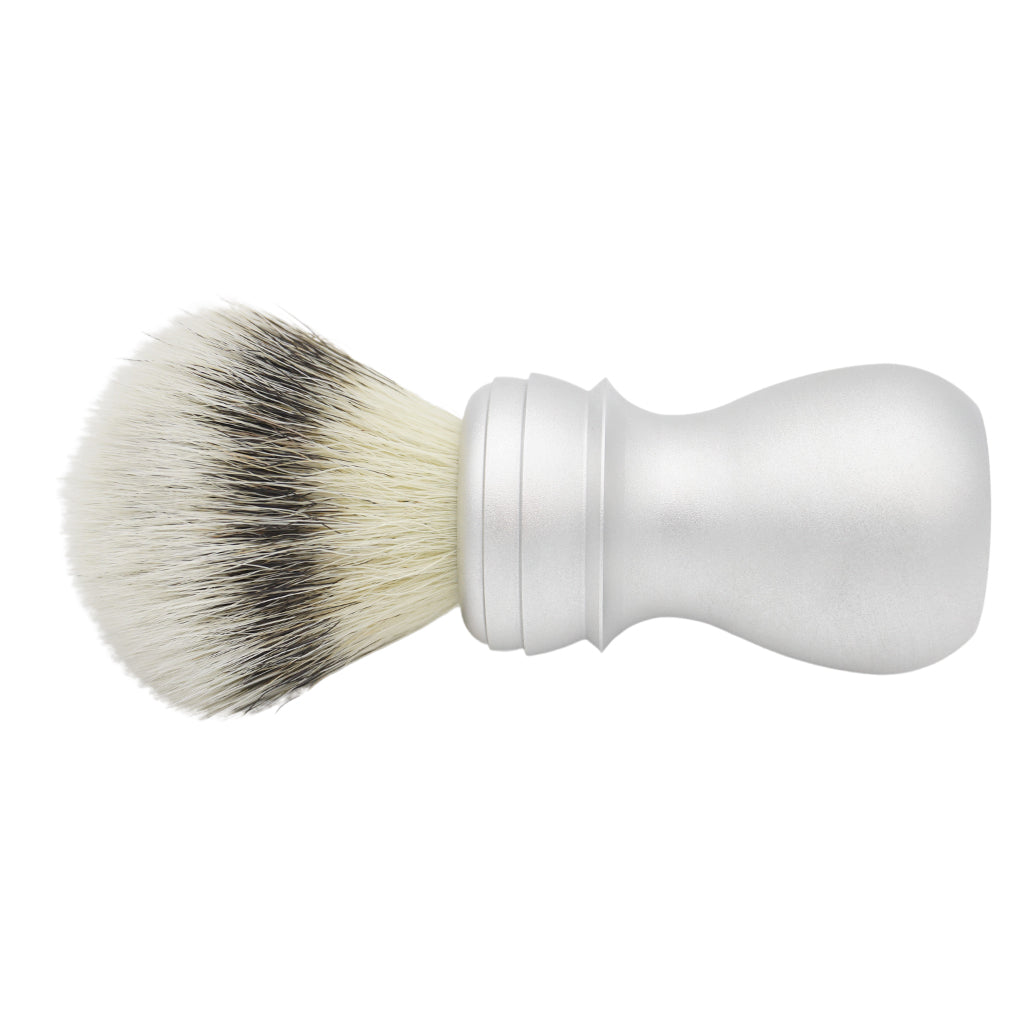 23mm Mühle STF Large Shaving Brush with AP Shave Co. Alumihandle - Raw Matte Finish for Layered Comfort - Perfect for Wet Shaving & Grooming Rituals