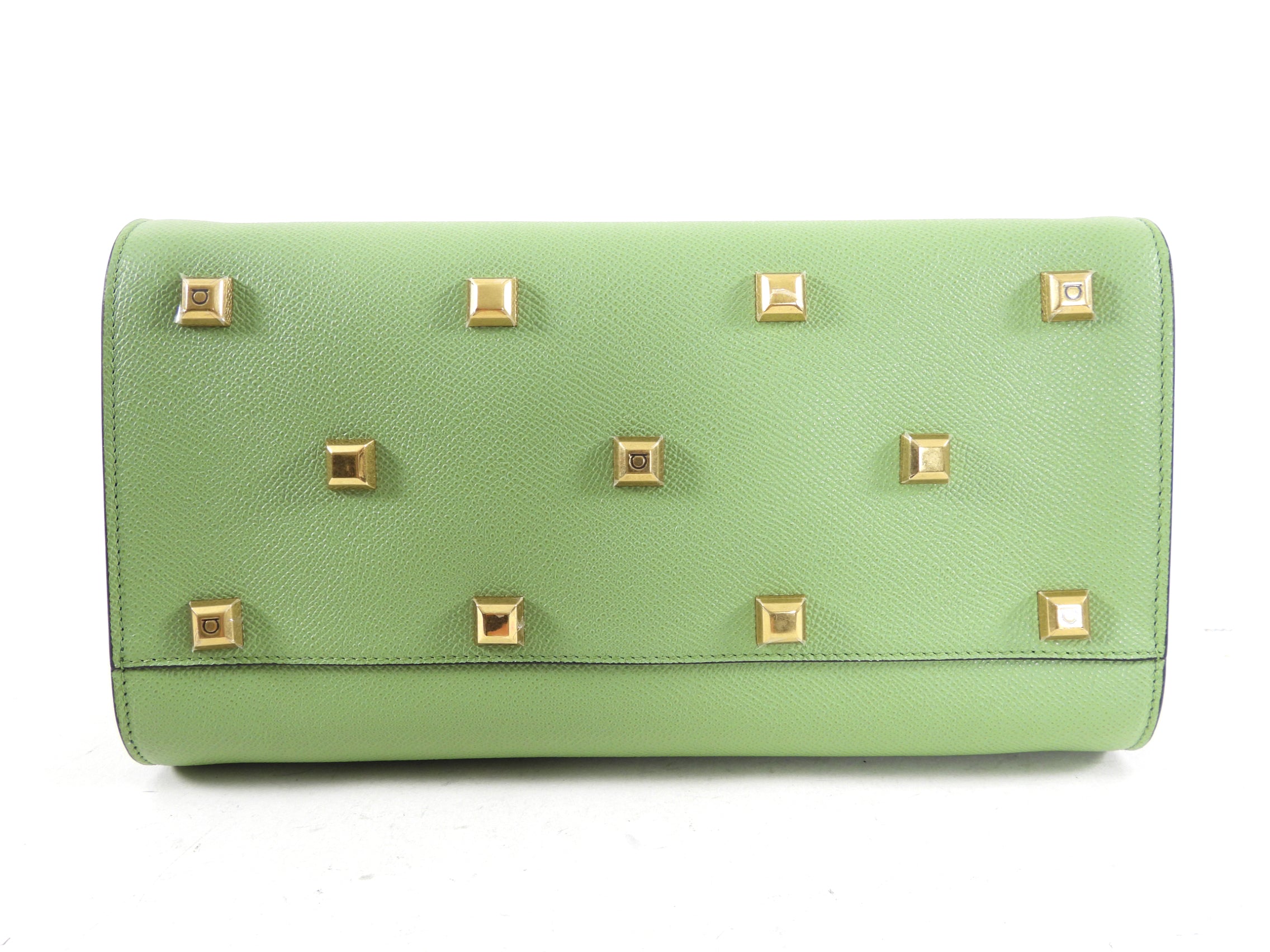 Ferragamo Hedren Green Two-Way Tote Bag for Women | Luxury Leather Handbag | Perfect for Work, Travel & Everyday Use