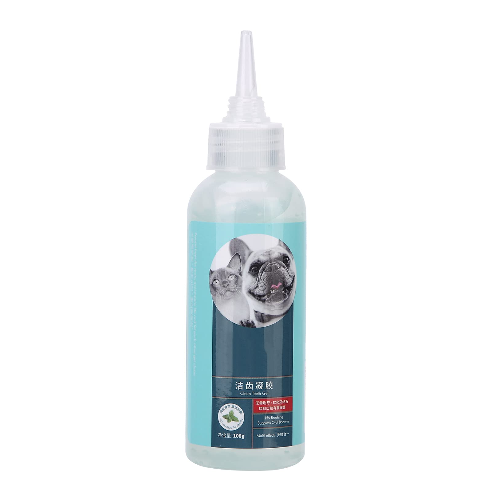 LZKW Natural Pet Dental Care Gel for Dogs & Cats - Easy-to-Use Teeth Cleaning Gel with Organic Ingredients | Freshens Breath & Prevents Tartar | Perfect for Daily Oral Hygiene Routine at Home