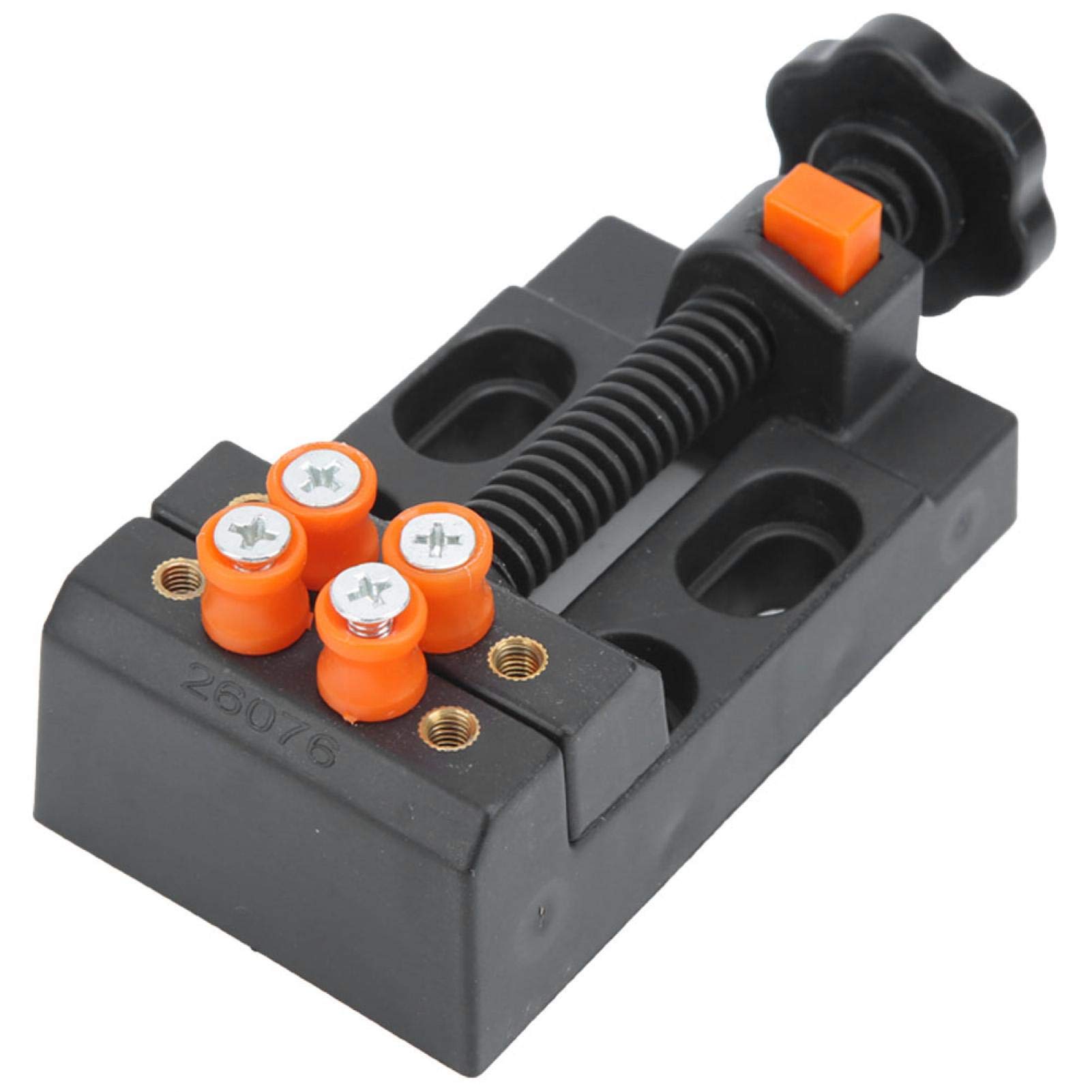 Mini Vise & Drill Press Vise - Heavy Duty Black Workbench Clamp for Jewelry Making, Model Building, DIY Projects & Garage Workshop - Perfect for Precision Drilling, Crafting & Small Metal Work