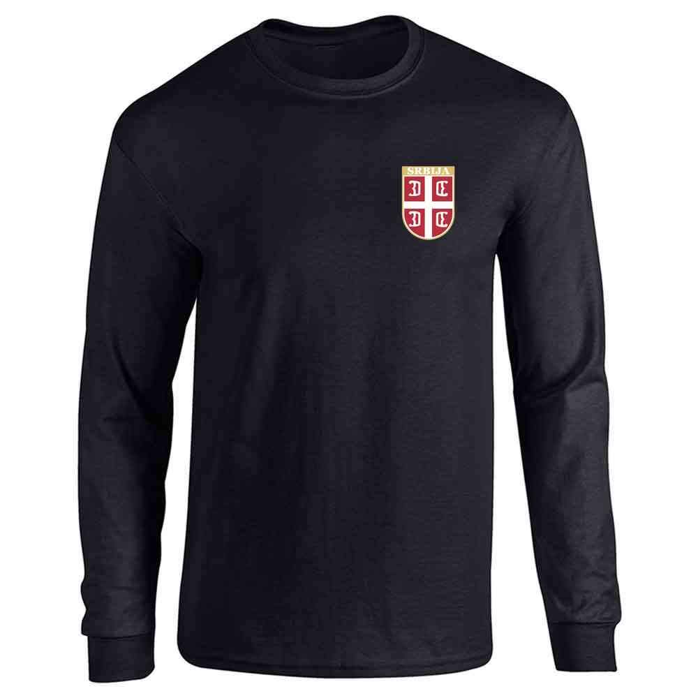 Serbia National Team Retro Soccer Jersey - Long Sleeve Vintage Football Shirt for Men | Match Day & Fan Wear