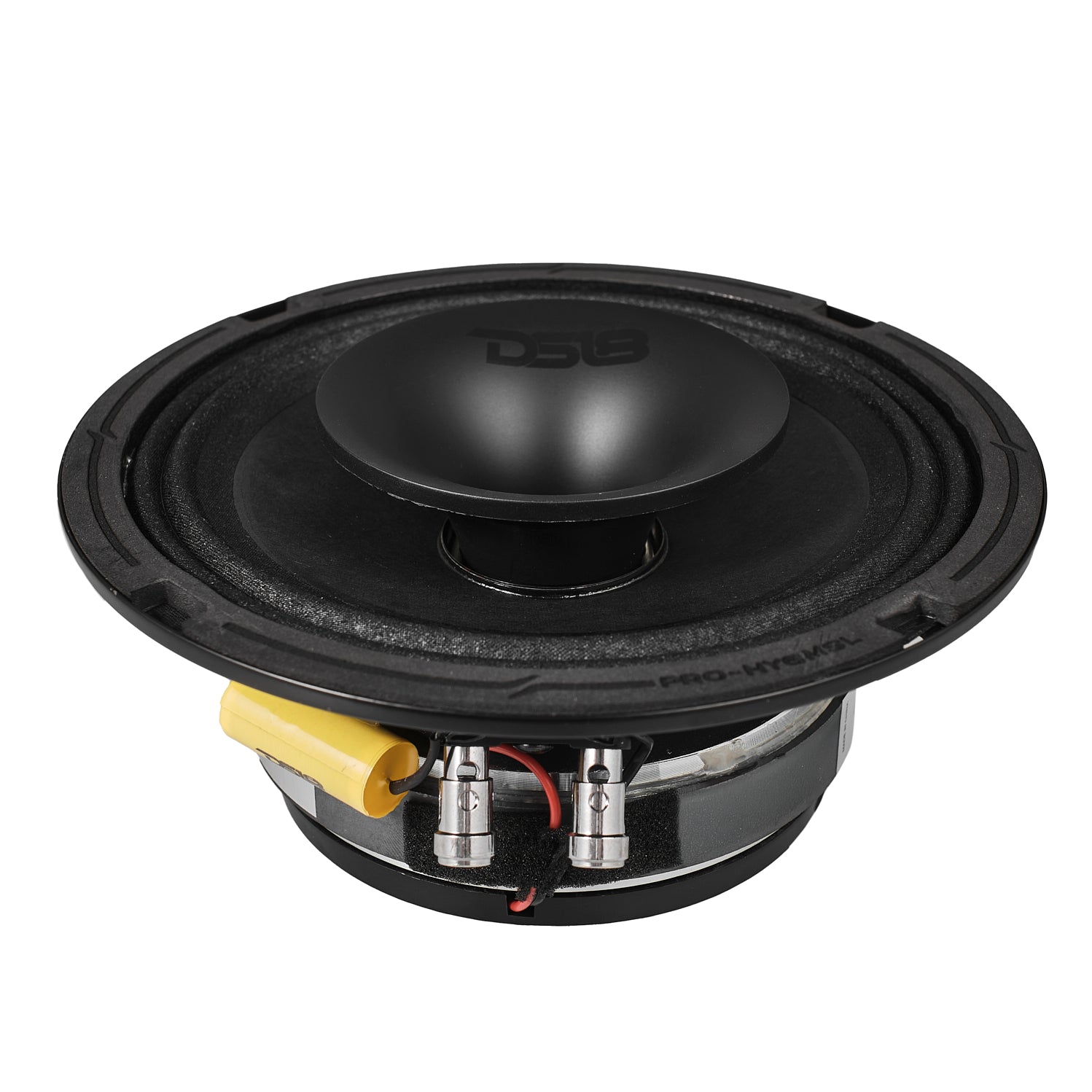 PRO 6.5 Inch Shallow Coaxial Hybrid Mid-Range Loudspeaker with Built-in Driver - 150 Watts RMS, 8 Ohm - Perfect for Car Audio, Marine & Home Theater Systems