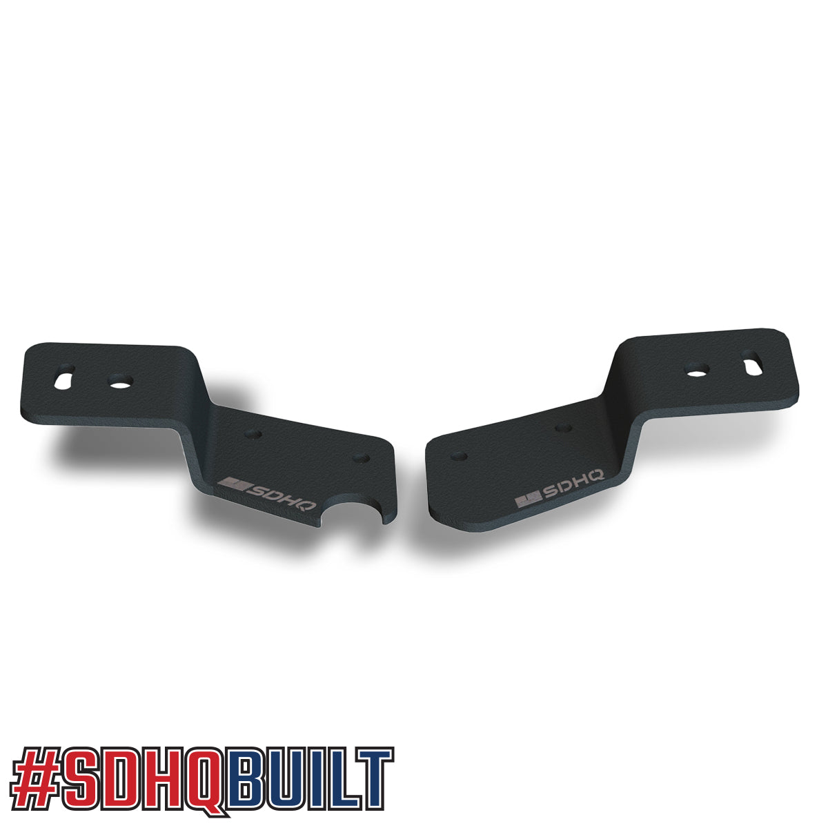 21-24 Ford Bronco & Bronco Raptor SDHQ Built A-Pillar Light Mounts | Off-Road LED Light Brackets | Perfect for Trail Riding, Overlanding & Night Driving