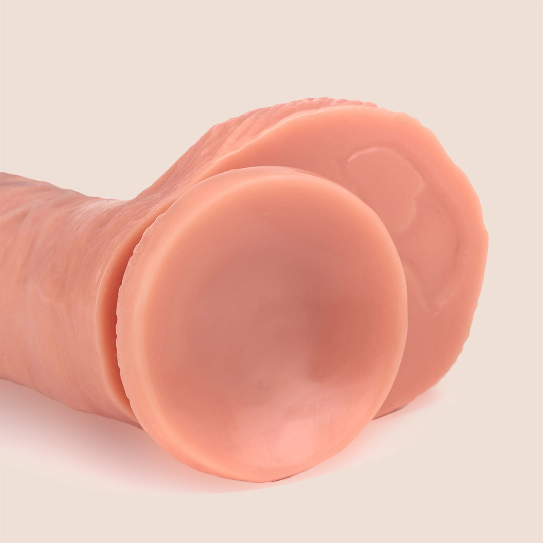 King Cock Ultra Realistic 8 Inch Dildo with Balls - Lifelike Adult Toy for Solo Play, Couples Fun & BDSM Scenes
