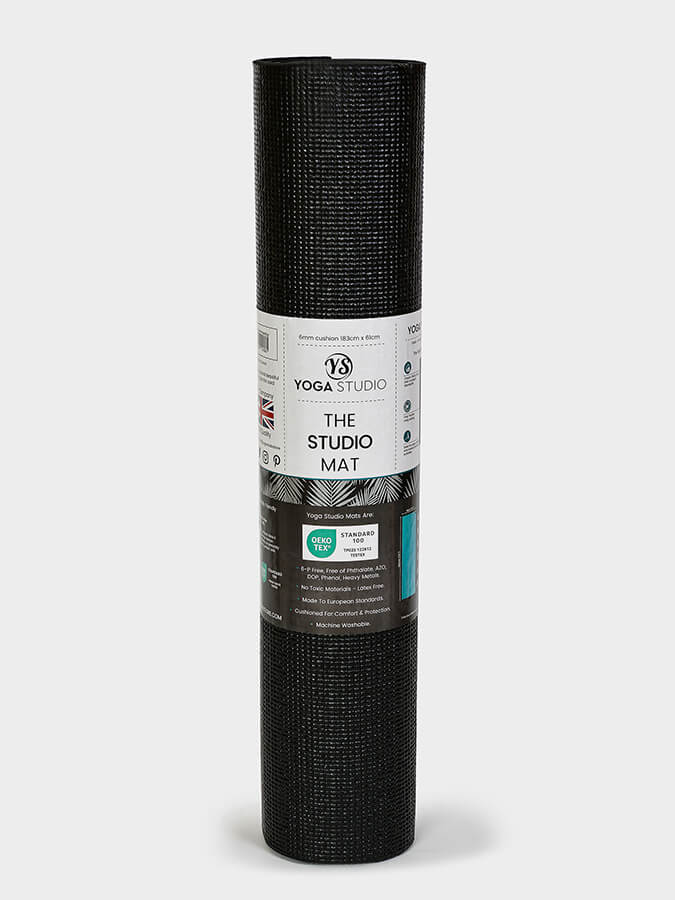 Premium 6mm Non-Slip Yoga Mat for Hot Yoga & Home Workouts - Eco-Friendly TPE Material for Enhanced Grip & Comfort