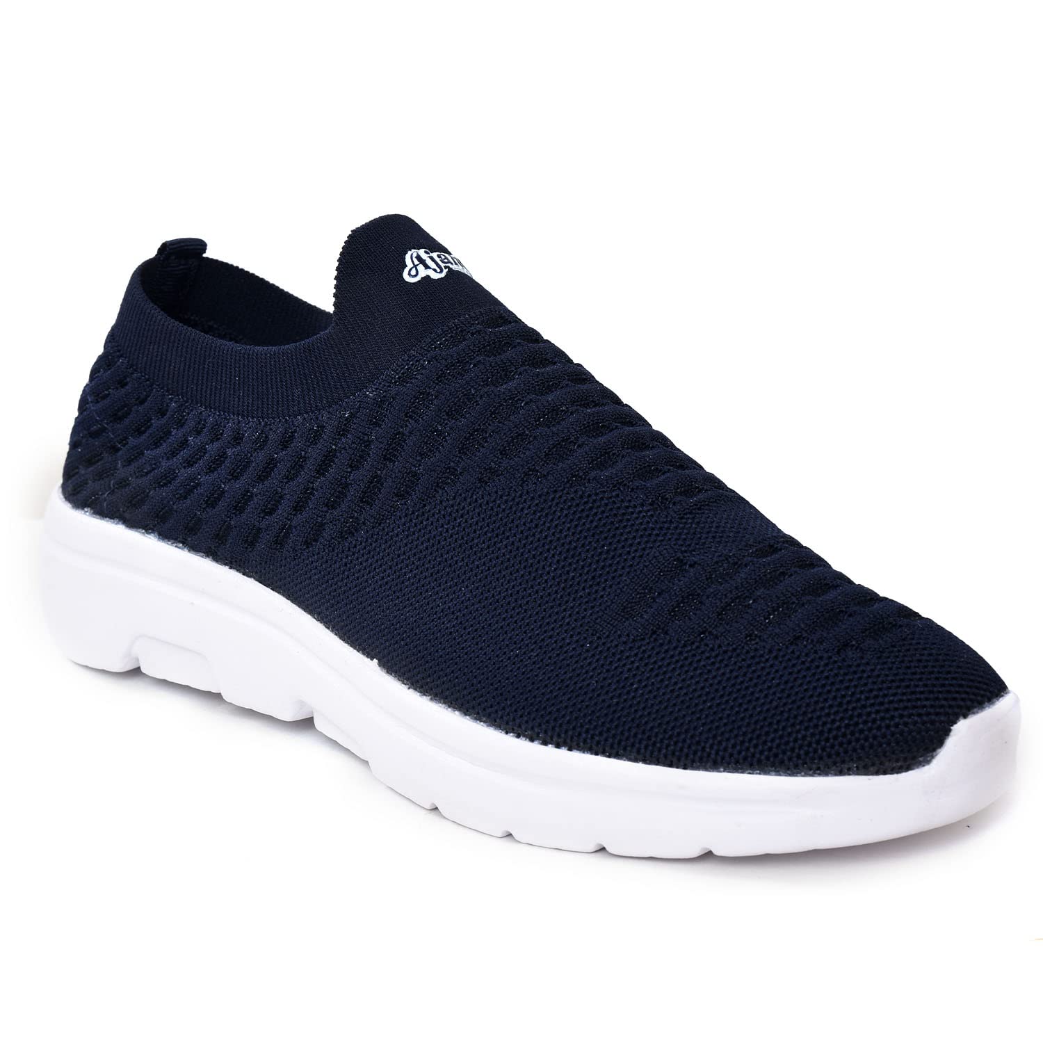 AJANTA Men's Lightweight Blue Walking Shoes - Comfortable & Breathable for Walking, Running, and Daily Wear