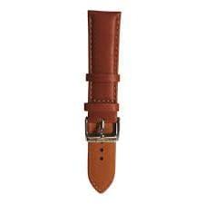 ARIES GOLD BROWN AG L0017 22mm Genuine Leather Watch Strap - Durable & Stylish Replacement Band for Men & Women - Perfect for Casual, Business & Outdoor Wear