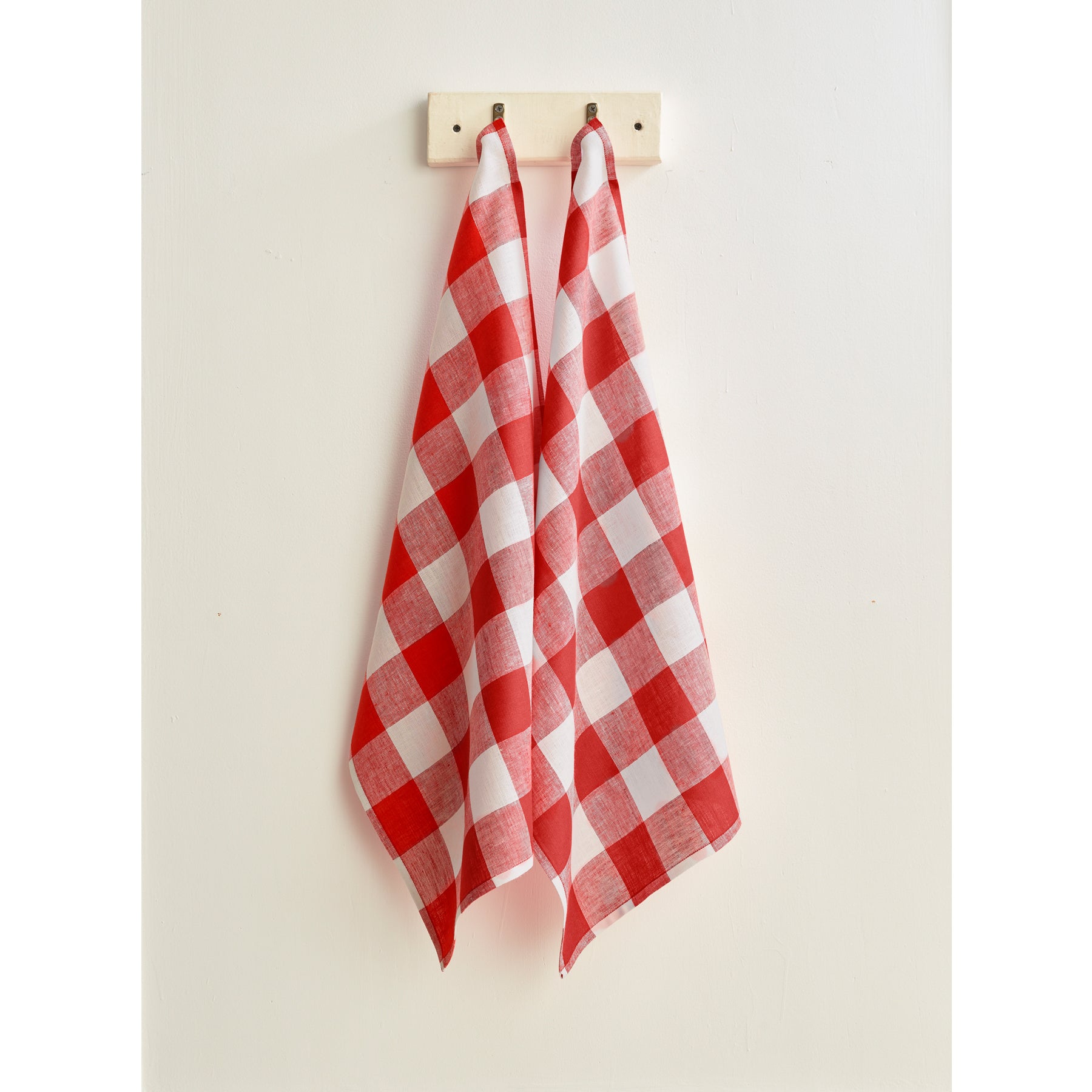 Buffalo Check Cotton Kitchen Towels Set of 2 - Absorbent & Durable Dish Cloths for Drying Dishes, Cleaning & Decor - Farmhouse Style Kitchen Essentials