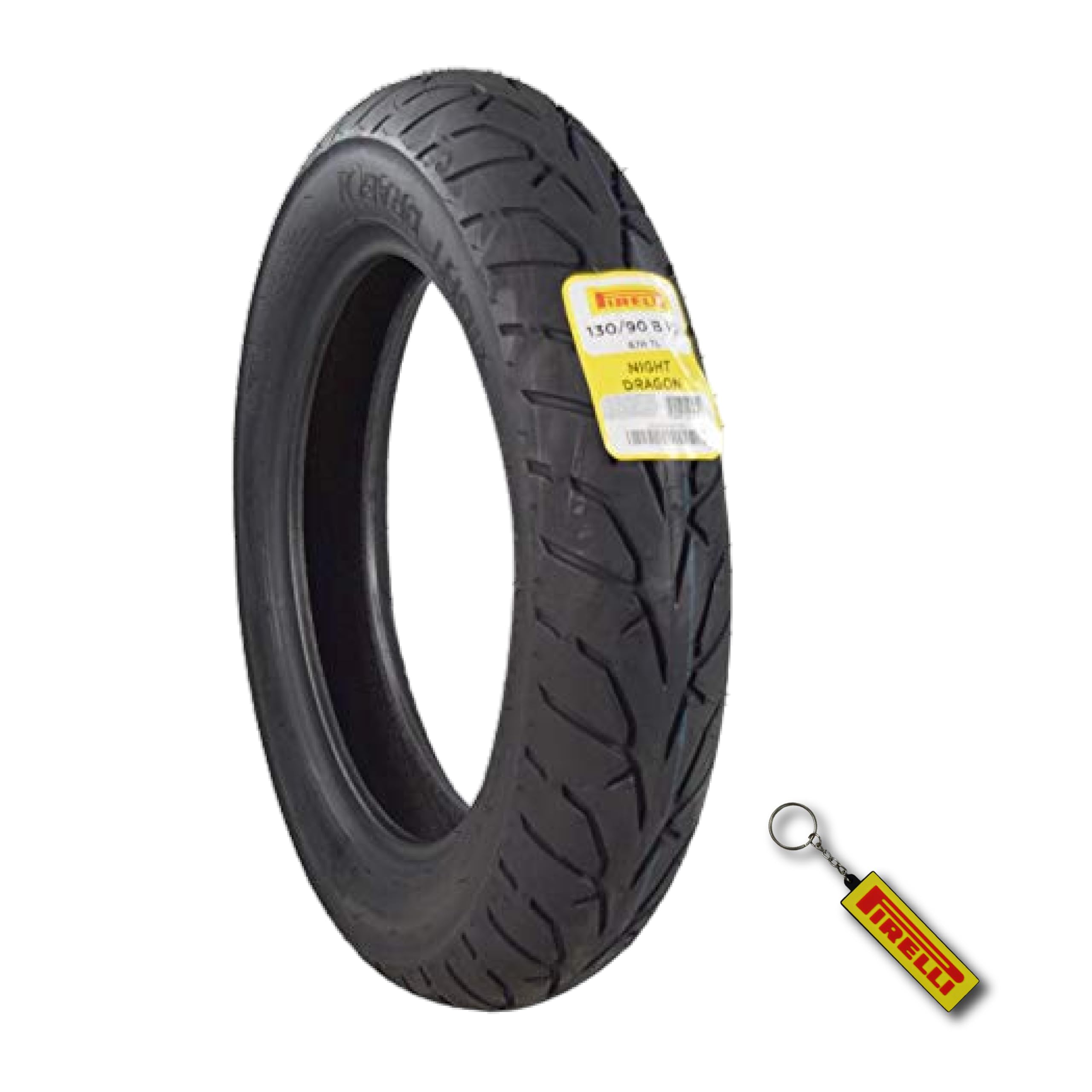 Pirelli Night Dragon Cruiser Motorcycle Tires Set (130/90B16 M/CTL Front) - High-Performance Tires for Night Riding & Long-Distance Cruising - Perfect for Harley-Davidson, Honda Shadow & Other Cruiser Bikes
