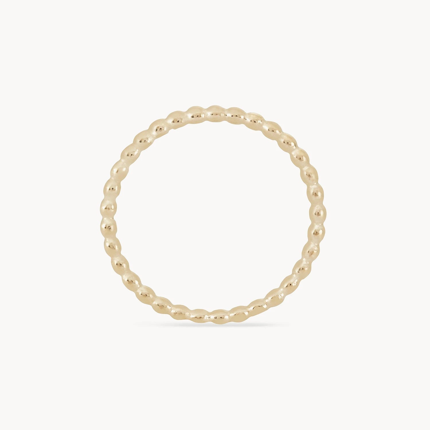 10K Yellow Gold Abacus Ring - Elegant Stackable Jewelry for Women, Perfect for Everyday Wear & Special Occasions
