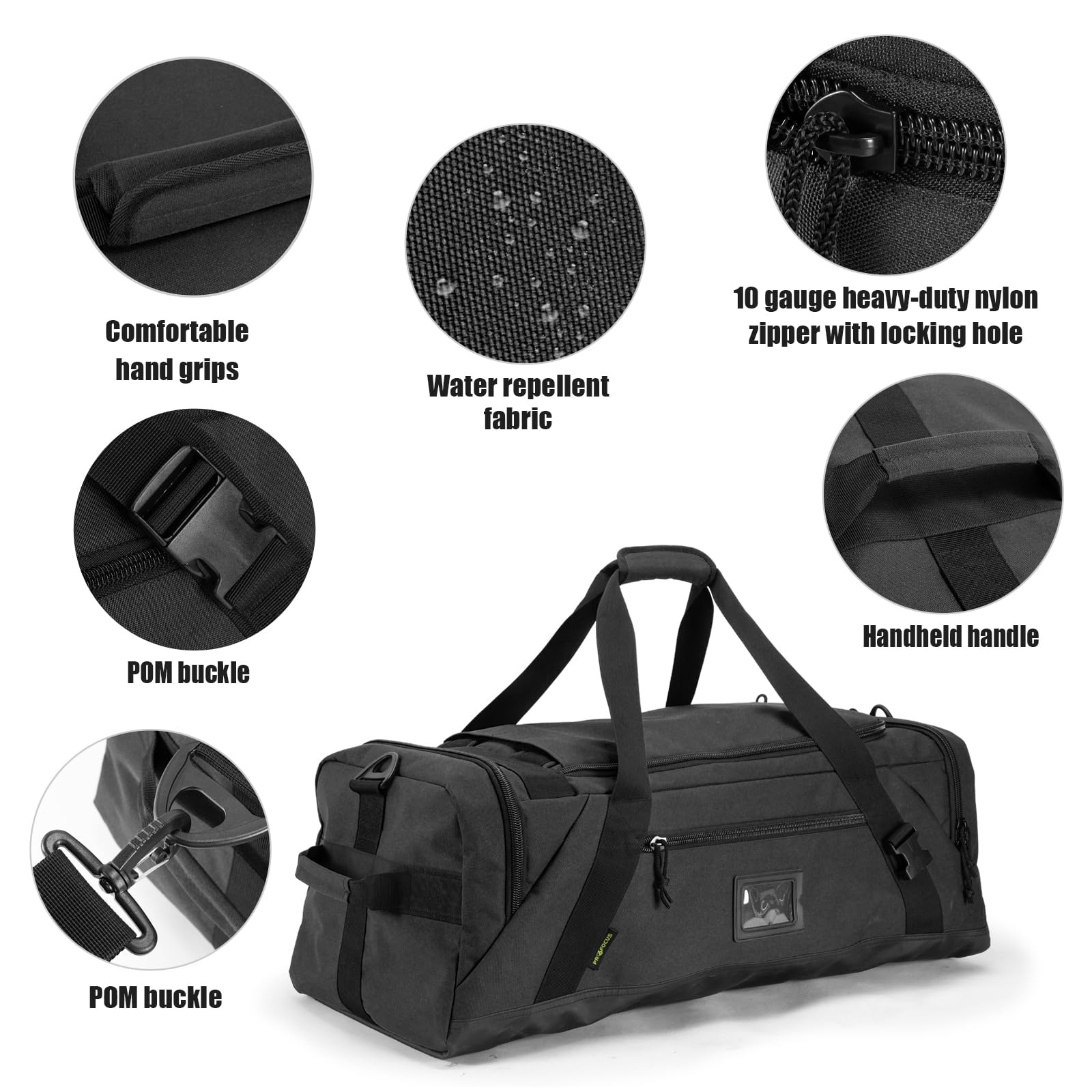 Large Duffle Bag for Men & Women - Gym, Travel & Sports Carry On
