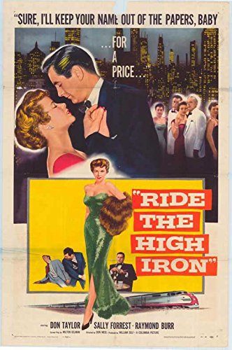 Ride The High Iron Vintage Train Poster - 11x17 Inches Wall Art Decor for Home, Office & Train Enthusiasts