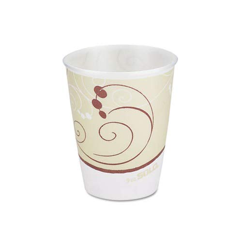 9oz Conex Galaxy Polystyrene Cold Cups - 100 Cups per Sleeve, 25 Sleeves per Carton | Perfect for Iced Coffee, Soda, and Party Beverages