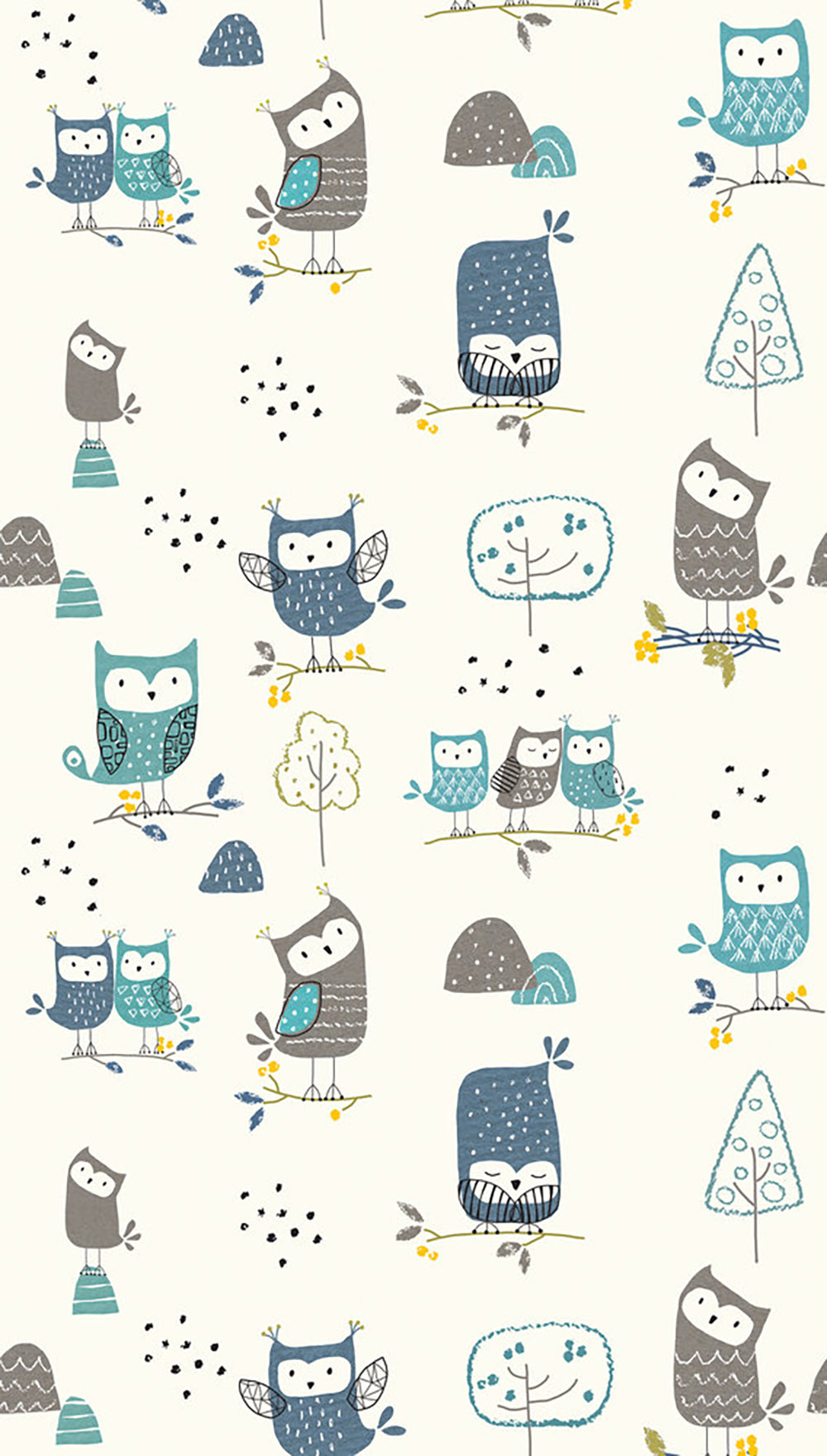 Cute Owl Wall Decals - Adhesive Vinyl Stickers for Nursery, Kids Room & Home Decor - Perfect for Bedroom, Playroom & Office