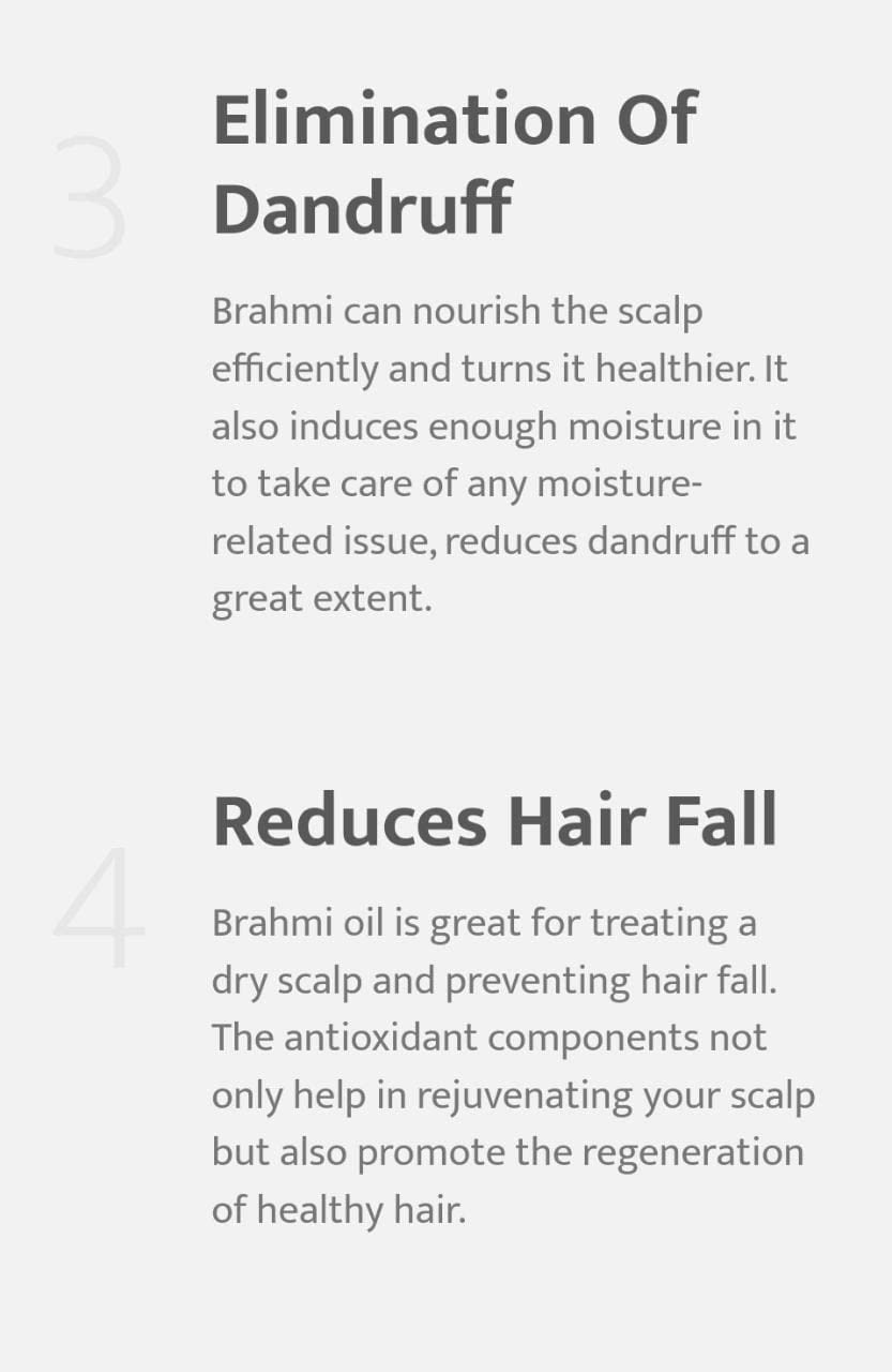 Parijata Herbs Brahmi Powder for Hair Growth & Scalp Health - 100g Organic Ayurvedic Supplement - Promotes Thicker, Stronger Hair Naturally - Ideal for Daily Hair Care Routine & Holistic Wellness