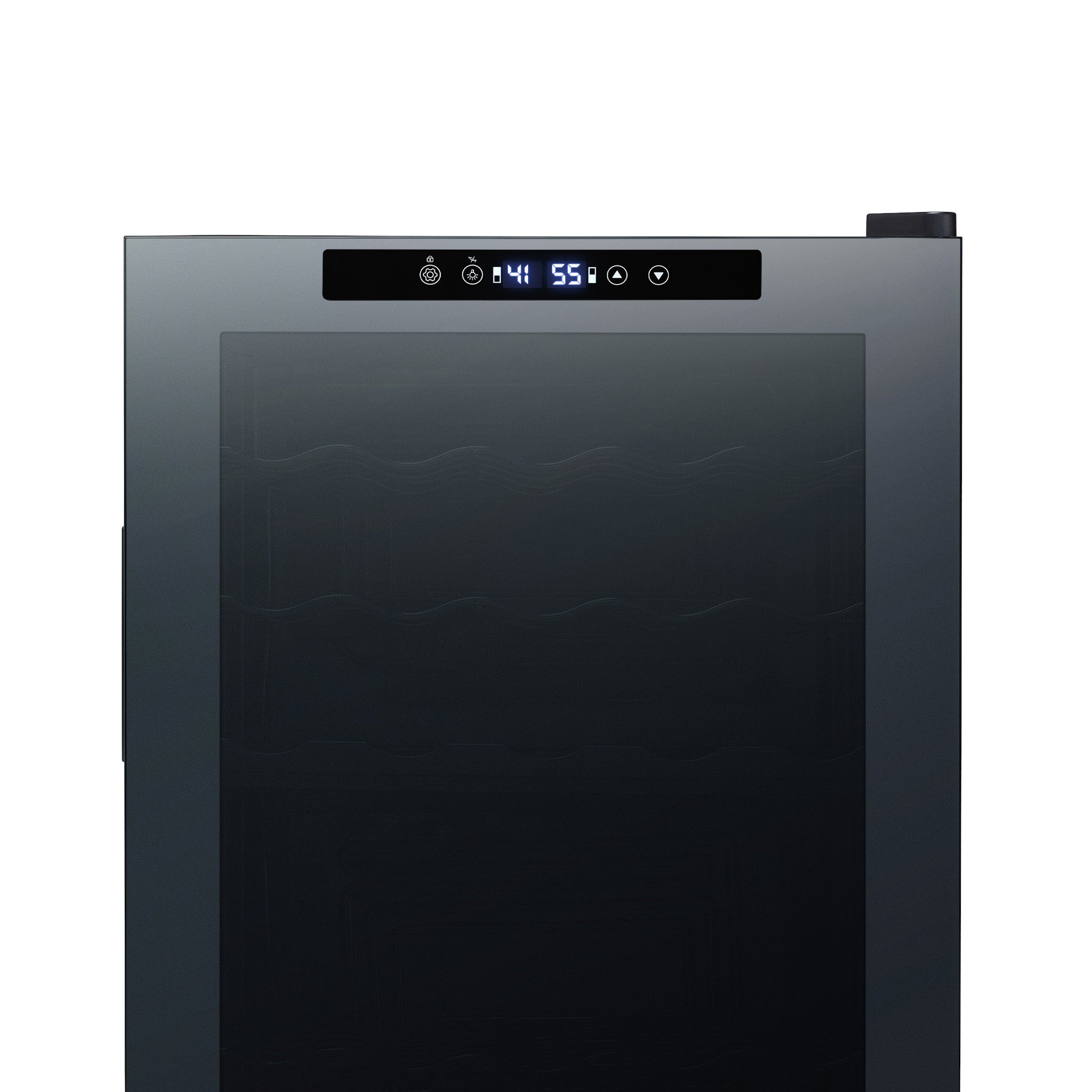 Luma® 33 Bottle 19.5 Inch Black Freestanding Wine Cooler Refrigerator - Perfect for Home Bars, Restaurants, and Wine Cellars