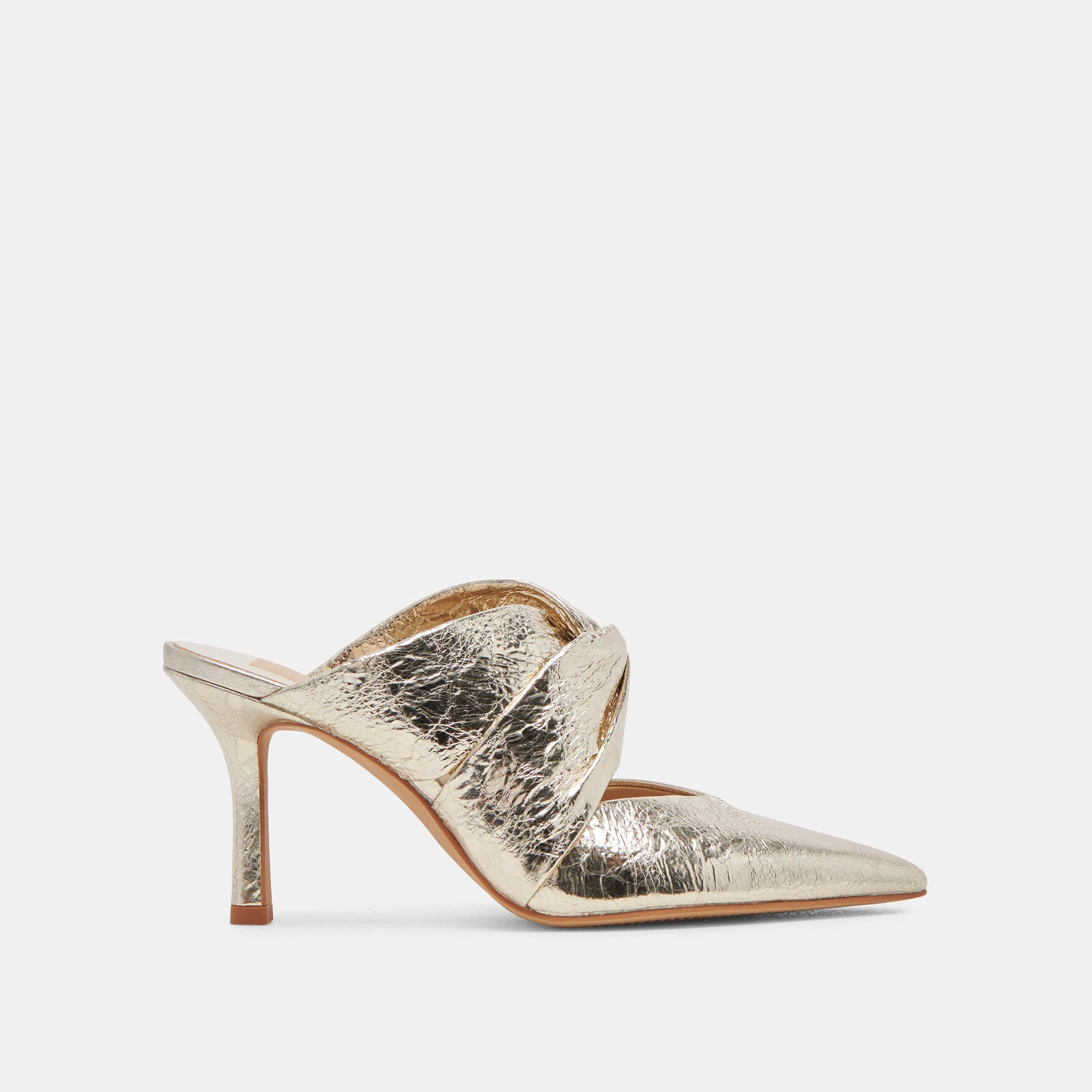 KELSY Women's High Heels - Platinum Distressed Leather Pumps for Party, Wedding & Evening Wear | Comfortable & Stylish Dress Shoes