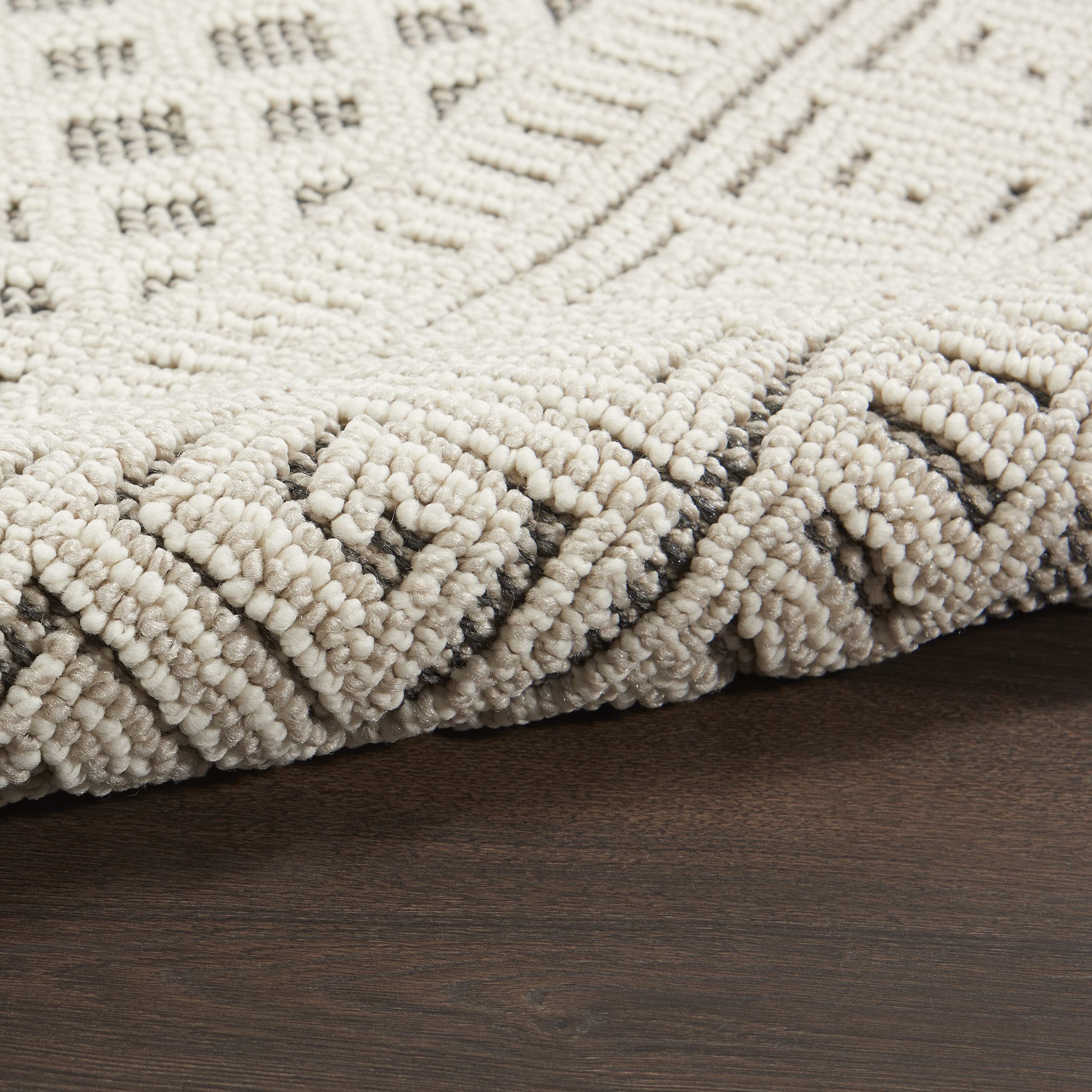 Nourison Elwood Ivory/Grey 2'2