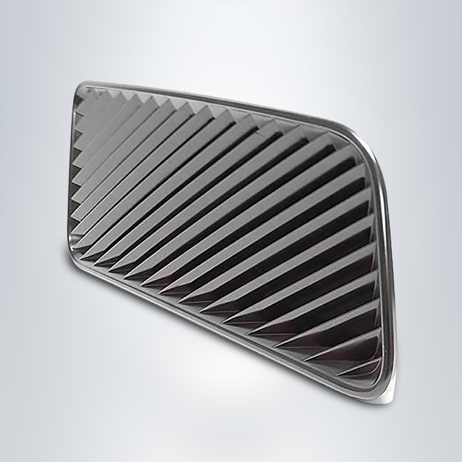 TORQUE Replacement Side Hood Air Intake Grill Grille for 1996-2003 Volvo VNL VN & 1998-2015 VNM Semi Trucks - Black (TR015) | Heavy Duty Truck Accessory for Improved Engine Cooling & Custom Look