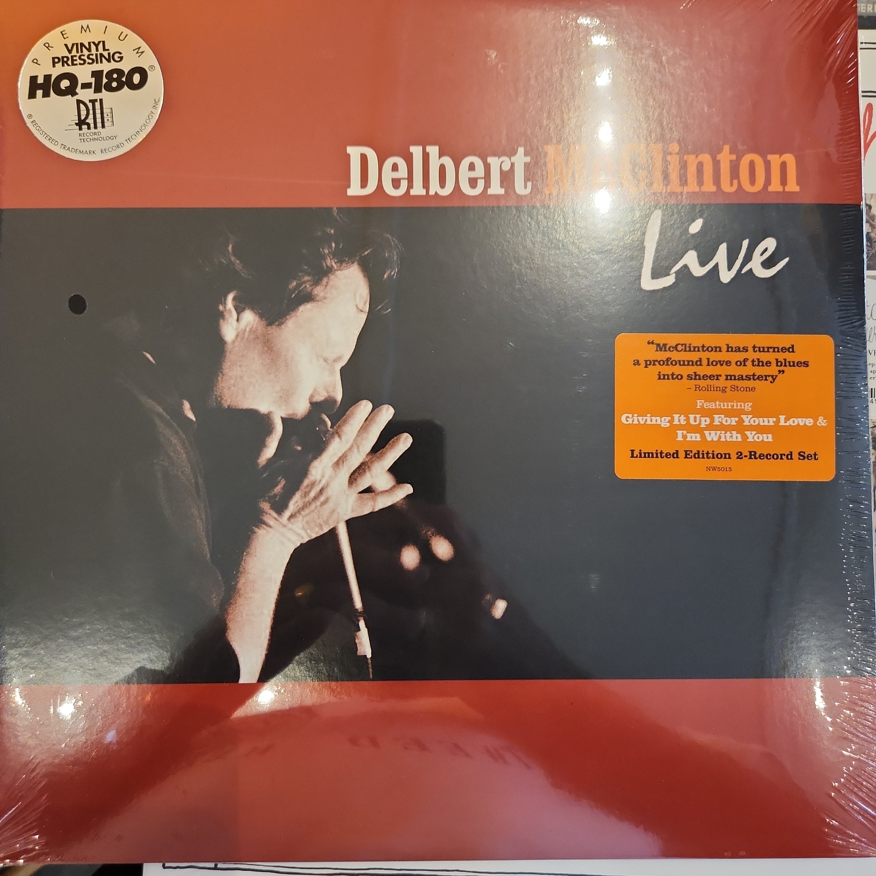 Delbert McClinton Live Vinyl LP Record - Authentic Blues & Rock Music for Collectors & Audiophiles - Perfect for Home Listening & Music Enthusiasts