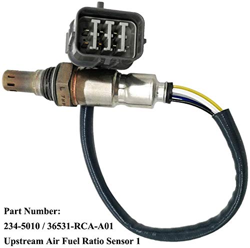 4Pcs Oxygen Sensor 234-5010 234-4355 234-4368 - Upstream Downstream AFR Replacement for Honda Accord 3.0L, Odyssey, Pilot, Ridgeline & Acura MDX RL 3.5L - Bank 1 & 2 Sensor 1 & 2 - Improves Fuel Efficiency & Engine Performance